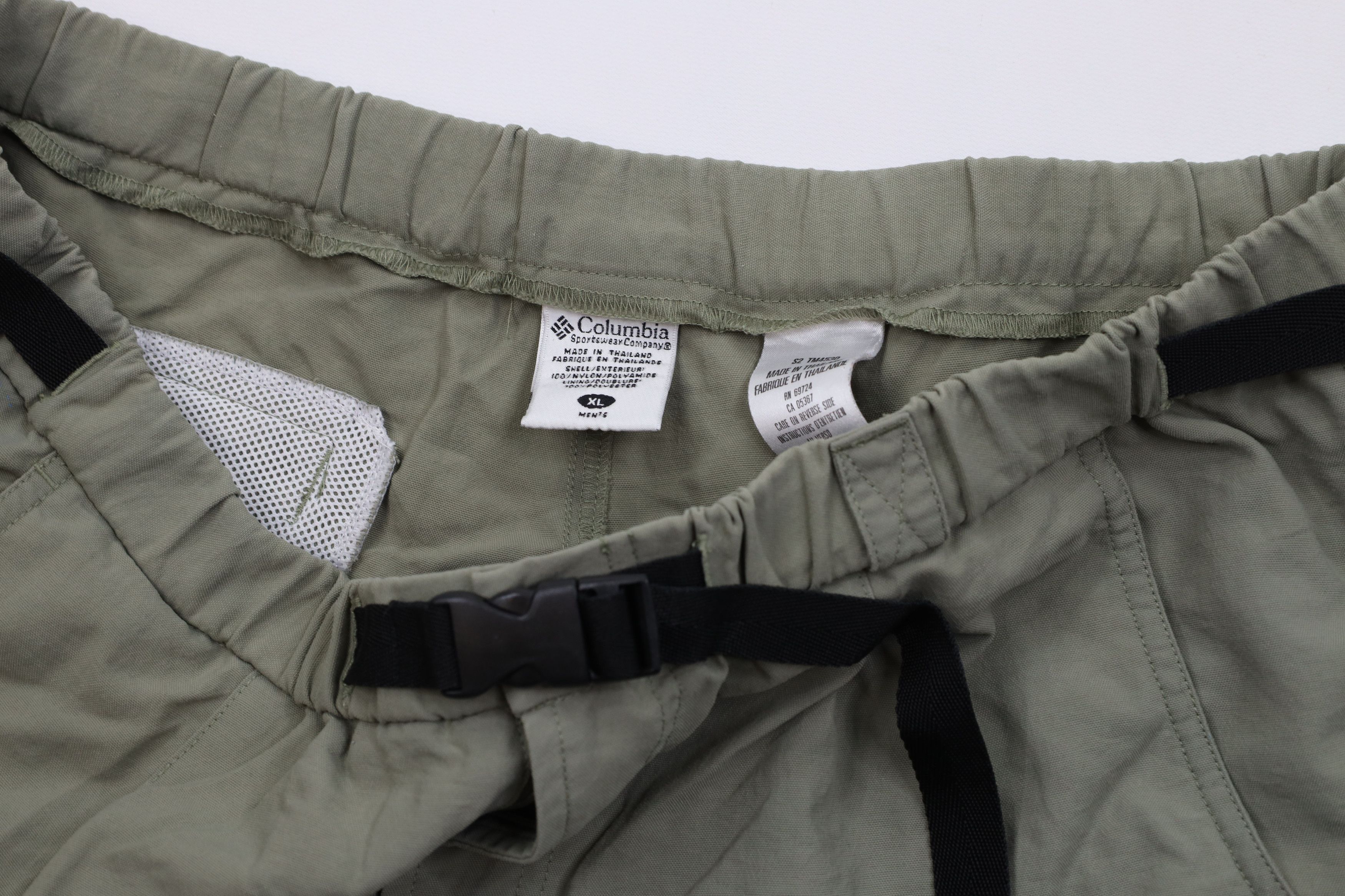 Columbia Vintage 90s Y2K Columbia Above Knee Belted Cargo Shorts Size US 36 / EU 52 - 9 Thumbnail