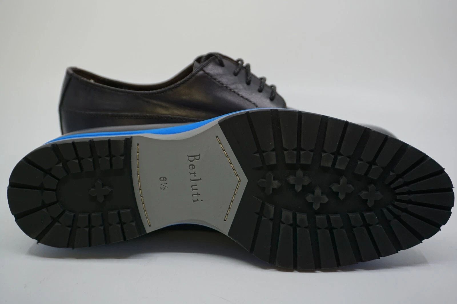 Berluti New Berluti Derby Desert Night Ferrara UK 6.5 US 7.5 EU 40.5 Size US 7.5 / EU 40-41 - 4 Thumbnail