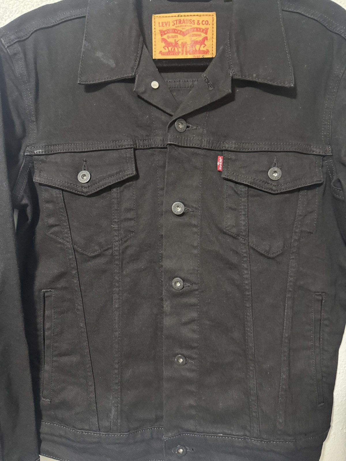 Levi's Levi’s Black Denim Jacket Size US S / EU 44-46 / 1 - 2 Thumbnail