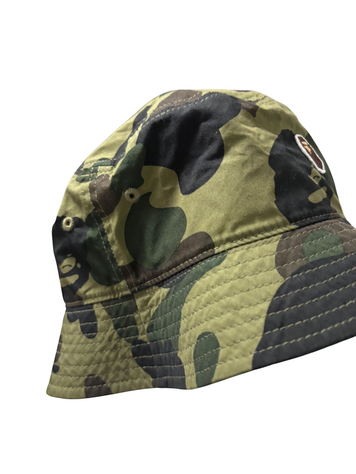 Bape BAPE A Bathing Ape 1st Camo Ape Head One Point Bucket Hat Size ONE SIZE - 4 Thumbnail