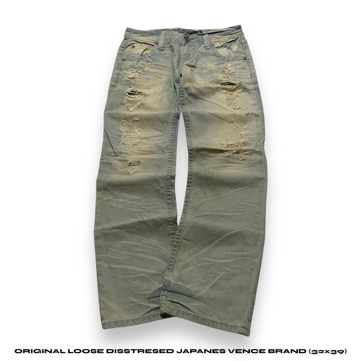 If Six Was Nine ORIGINAL LOOSE DISSTRESED JAPANES VENCE BRAND (s≥×39) Size US 32 / EU 48 - 1 Thumbnail