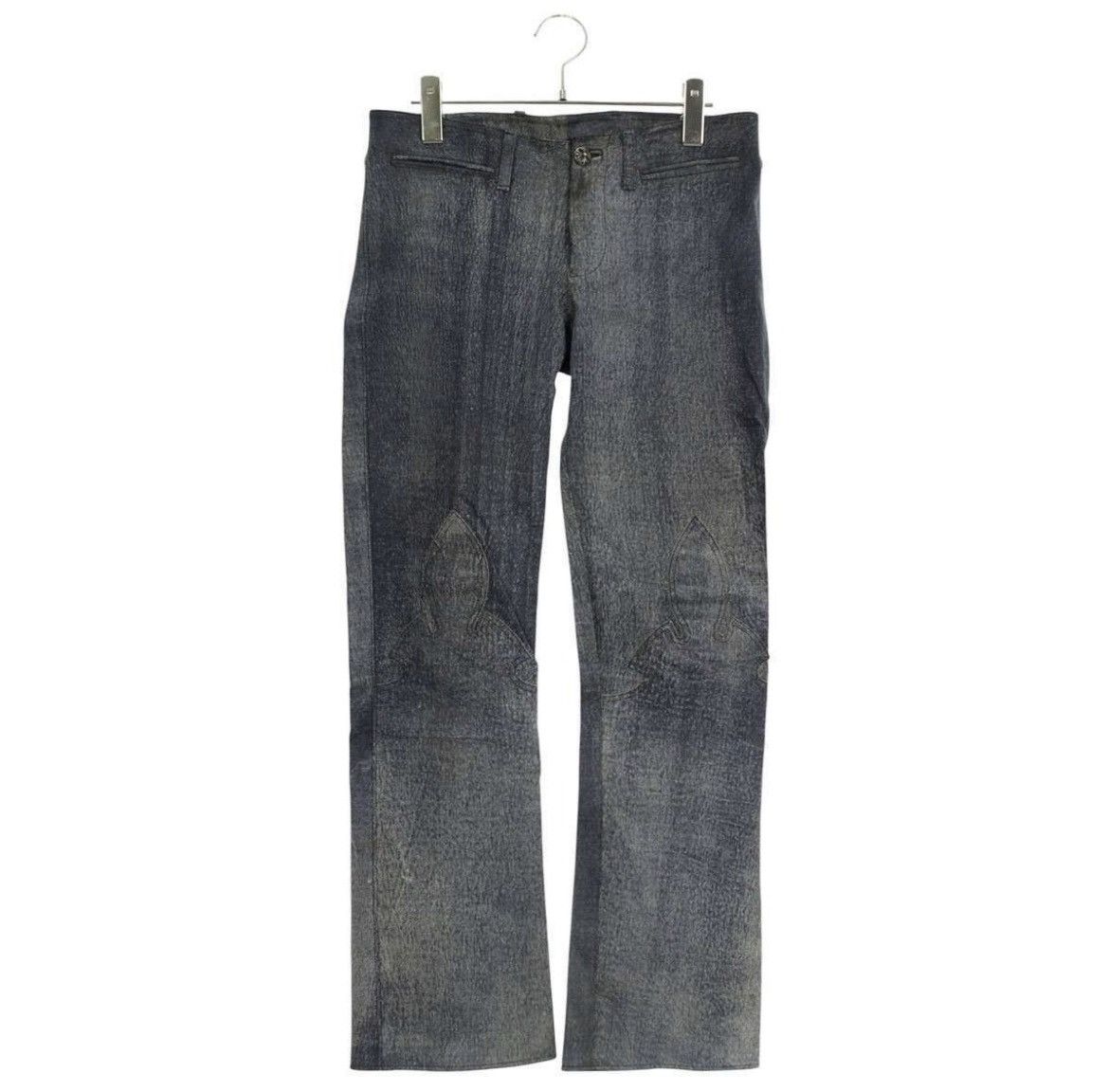 Chrome Hearts Flarene Leather Long Pants
