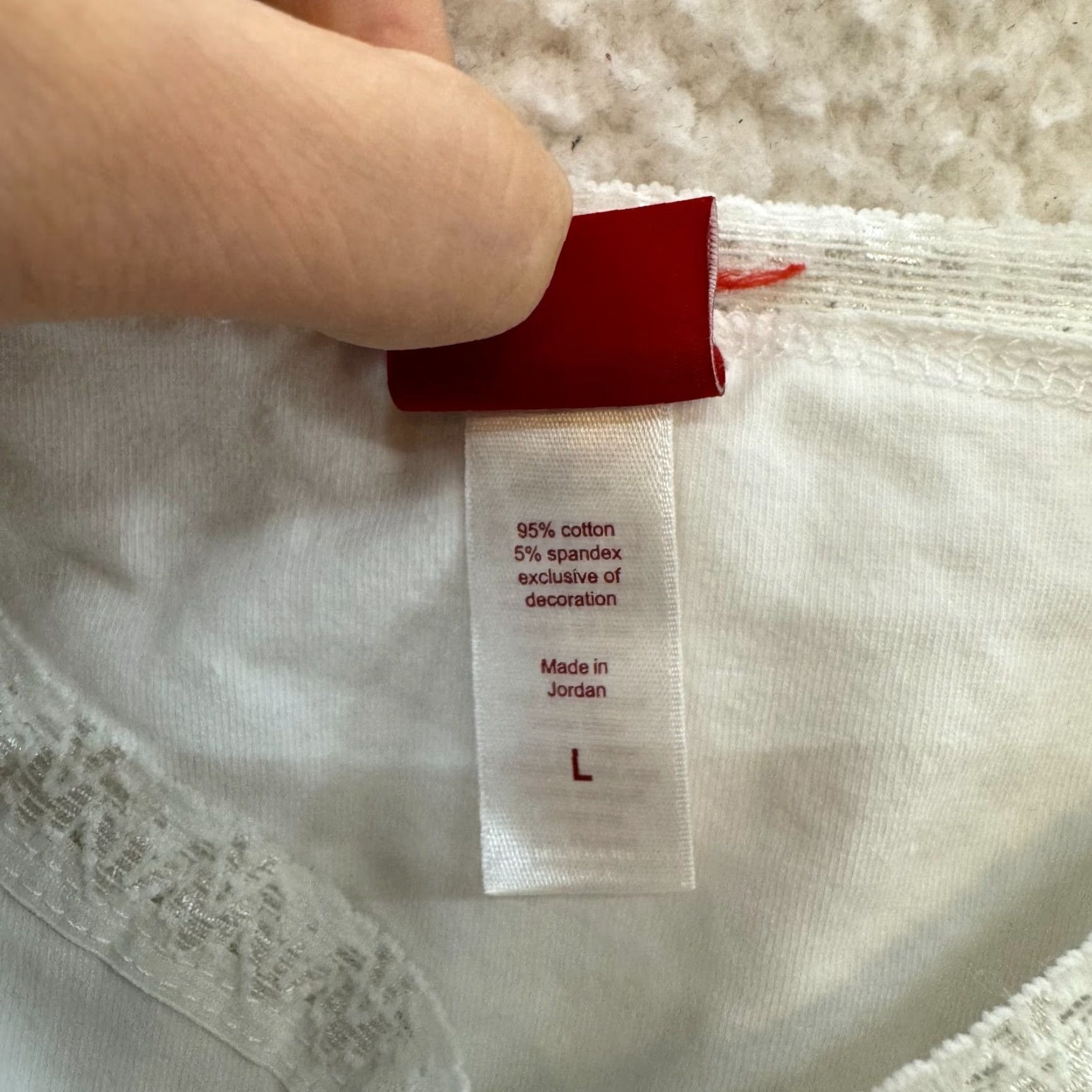 ESPIRIT VINTAGE Espirit Shirt L White Y2K Built-in-Bra Boho Fairy Grunge Size L / US 10 / IT 46 - 7 Thumbnail