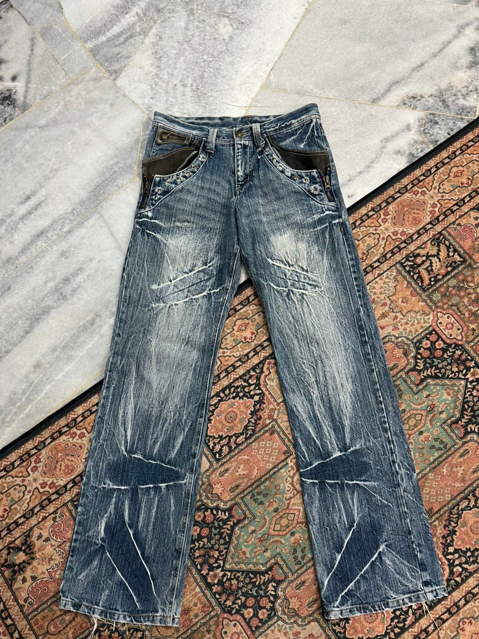 Japanese Brand Japanese Brand Trixy Flare Jeans Size US 32 / EU 48 - 2 Thumbnail
