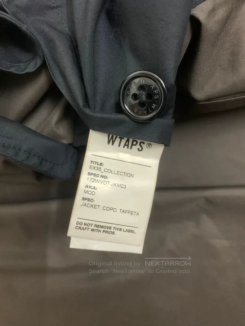 Wtaps Wtaps Black trench coat Size US M / EU 48-50 / 2 - 7 Thumbnail