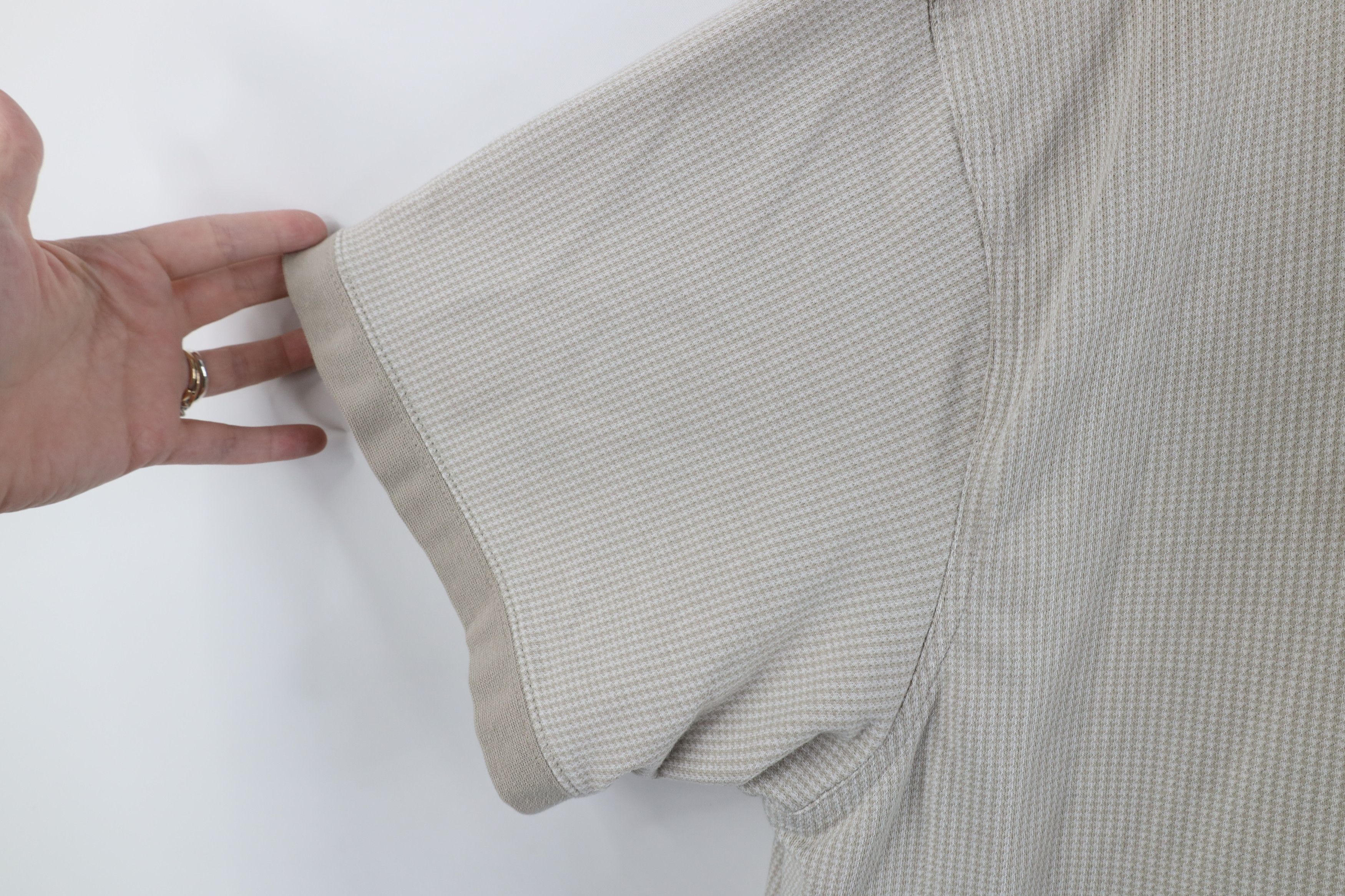Vintage Vintage 90s Streetwear Houndstooth Knit Pullover Polo Shirt Size US XXL / EU 58 / 5 - 7 Thumbnail