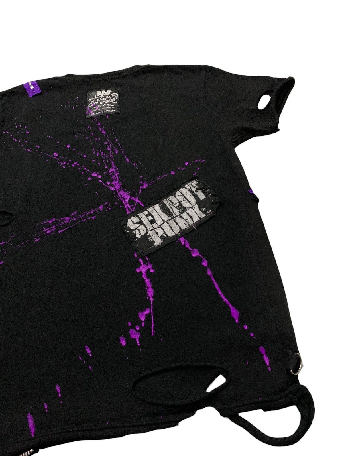 Hysteric Glamour Sex Pot Revenge Bondage Distressed Zipper Tshirt Size US S / EU 44-46 / 1 - 14 Thumbnail
