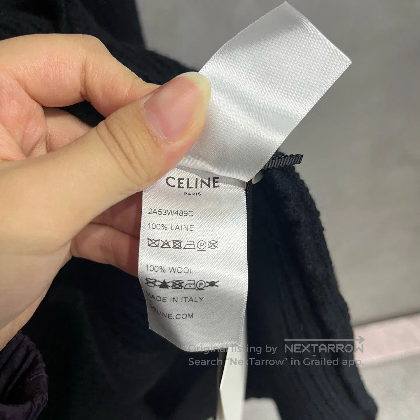 Celine CELINE The artist's jacquard-patterned wool sweater| Size US S / EU 44-46 / 1 - 3 Thumbnail