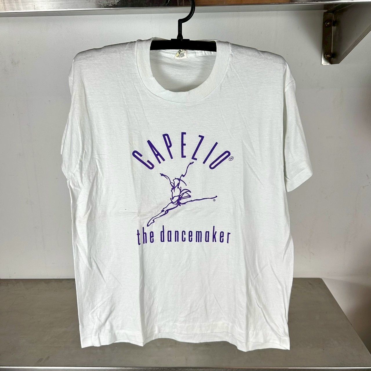 Vintage ​​​​​​​​​Vtg 80s Capezio The Dancemaker Ballerina Art Tee Size US L / EU 52-54 / 3 - 1 Thumbnail