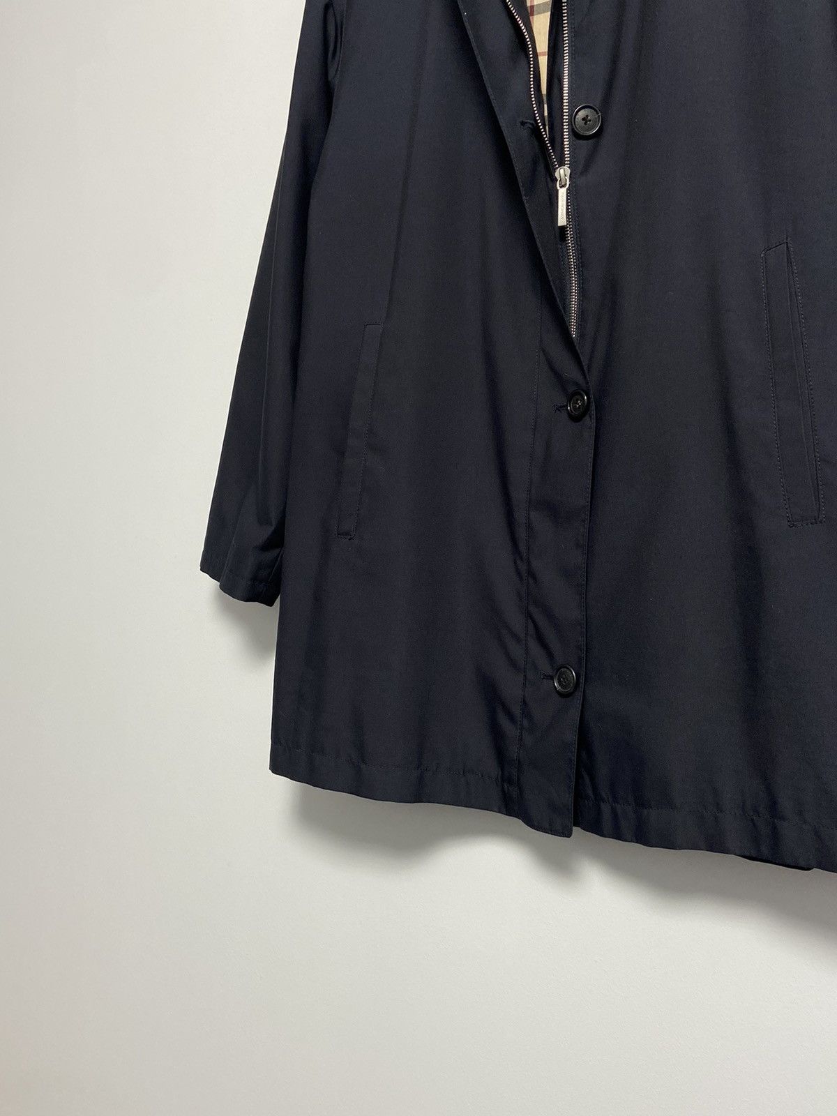 Burberry Burberry Trench Coat Dark Blue Size S / US 4 / IT 40 - 5 Thumbnail
