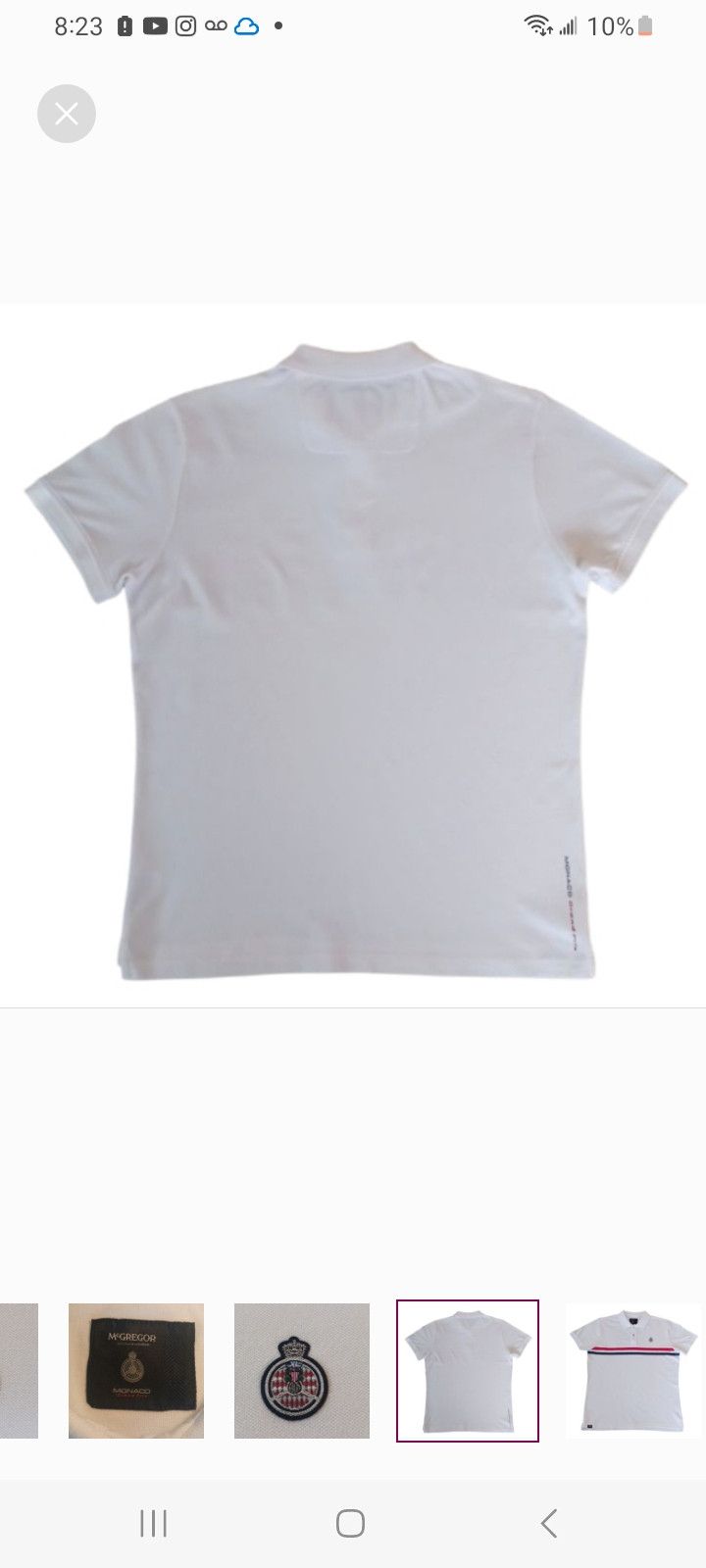 McGregor McGREGOR MONACO GRAND PRIX-AEM CLUB 74 EditionPOLO SHIRT Size US L / EU 52-54 / 3 - 4 Thumbnail