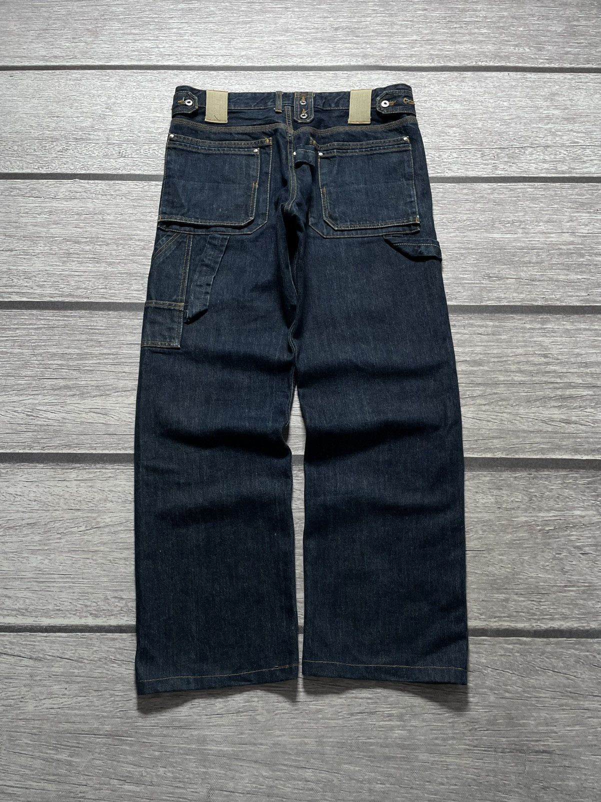 Dolce & Gabbana Dolce & Gabbana Vintage rare double knee baggy jeans pants Size US 32 / EU 48 - 1 Thumbnail