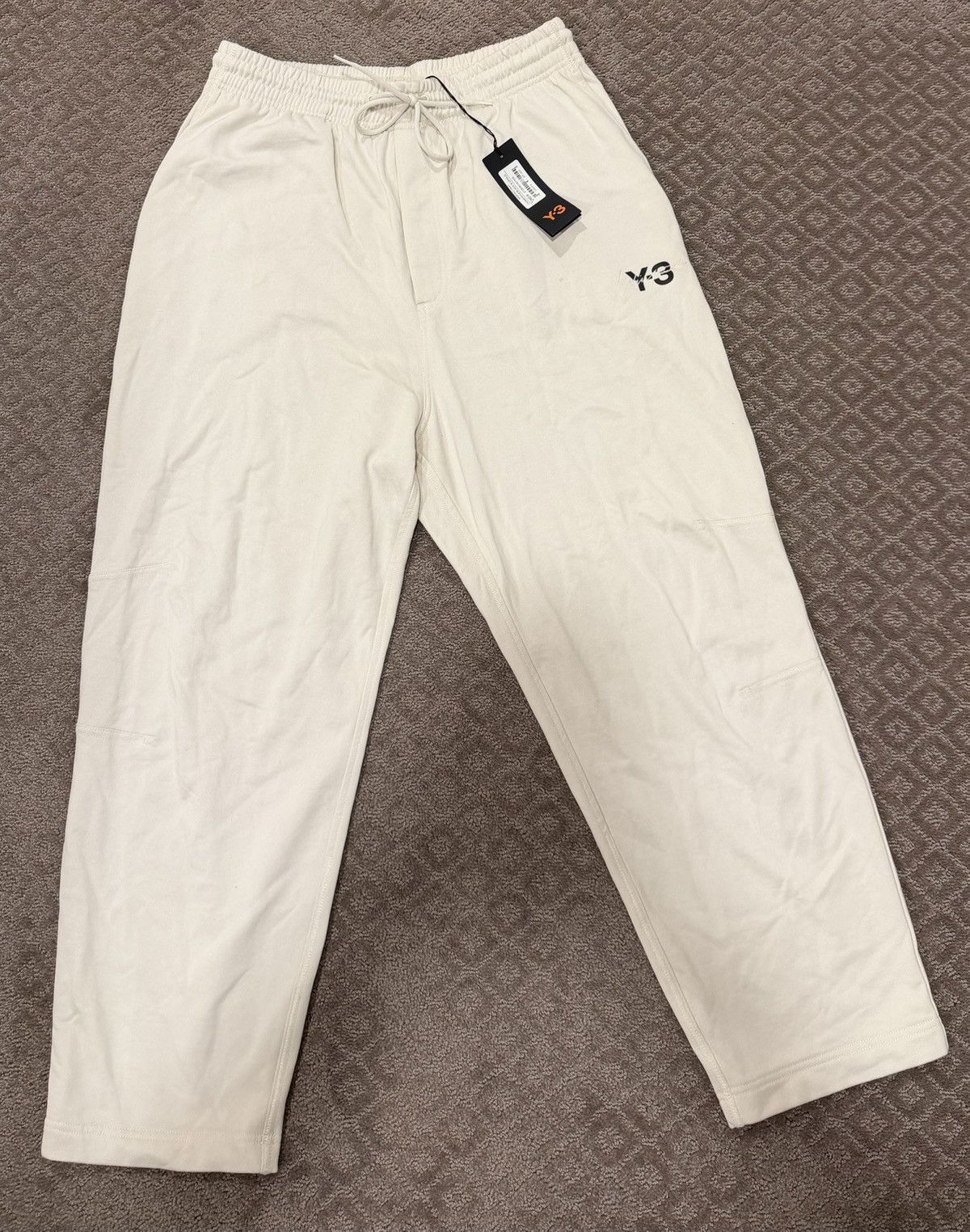 Y-3 Y-3 Beige Sashiko Pants Size US 33 - 1 Thumbnail