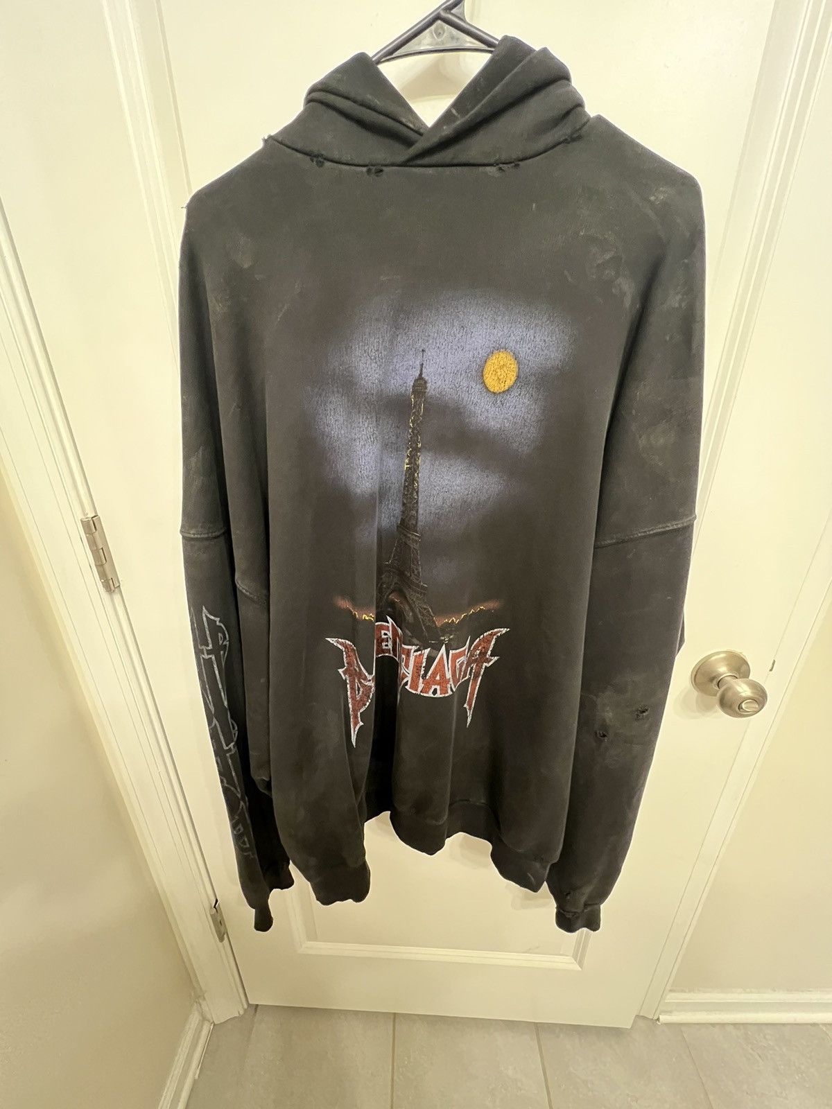 Balenciaga Paris Moon Hoodie $1450