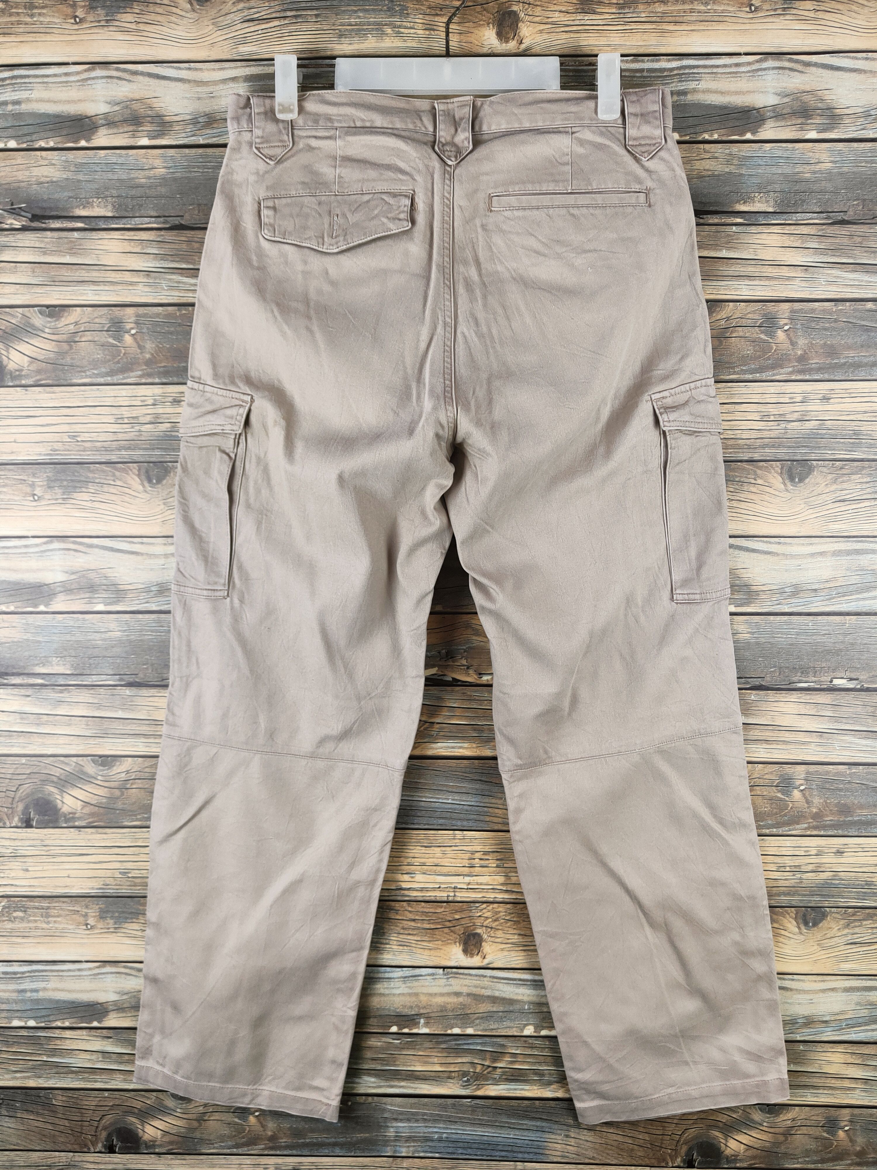 Japanese Brand DL Japanese Brand Beige Multipocket Cargo Pants #46-325 Size US 33 - 7 Thumbnail