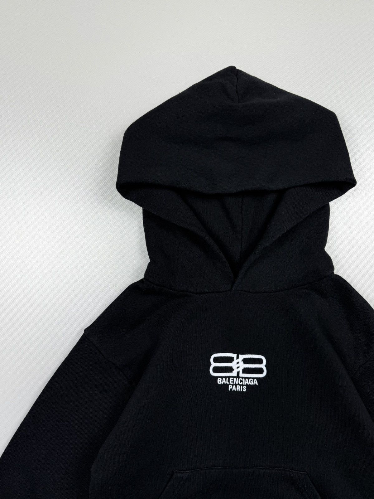 Balenciaga Balenciaga Paris Kids Embroidered Logo Hoodie Size 8y Size XXS / US 00 / IT 34 - 5 Thumbnail