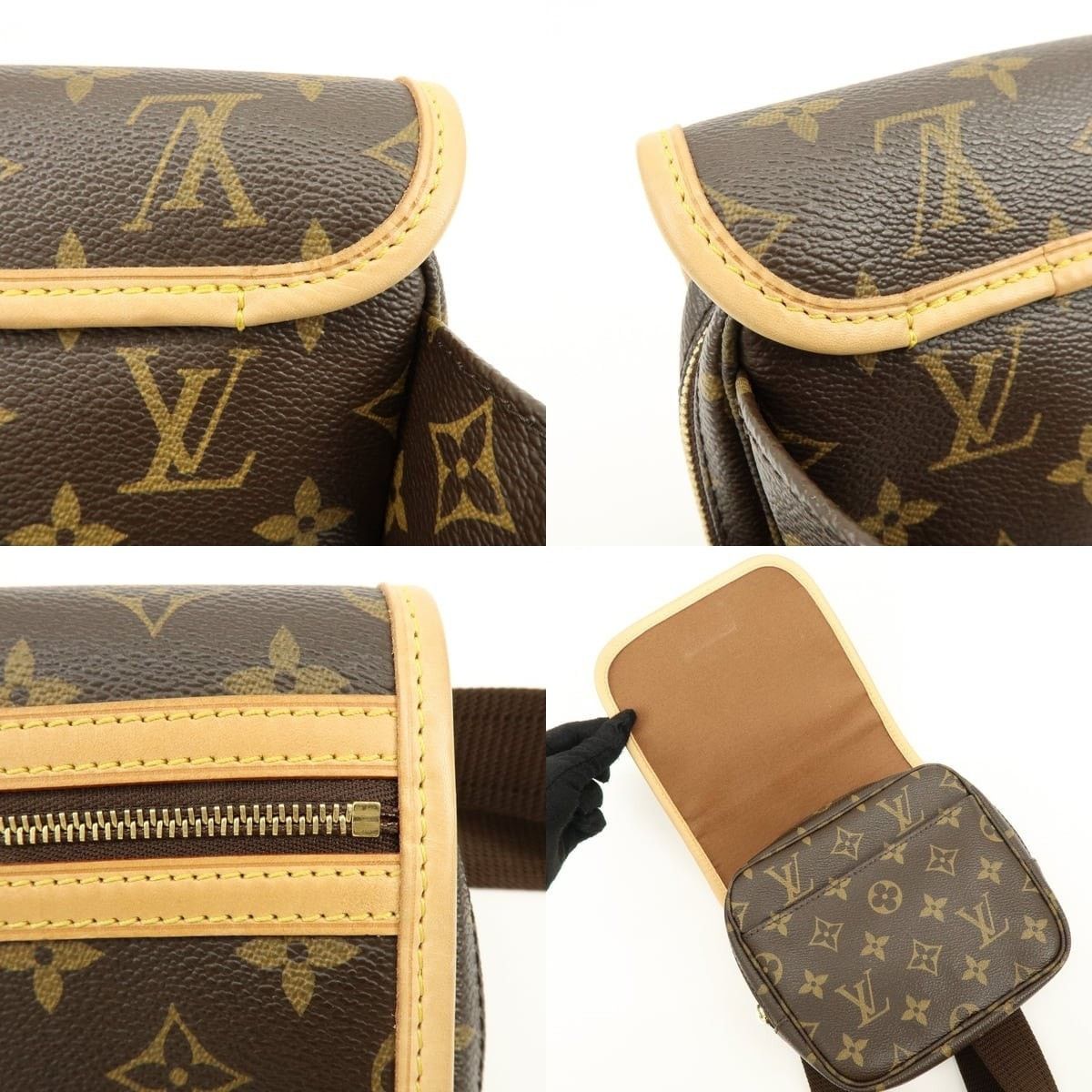 Louis Vuitton Louis Vuitton Monogram Bosphore Belt Bag Brown Size ONE SIZE - 6 Thumbnail