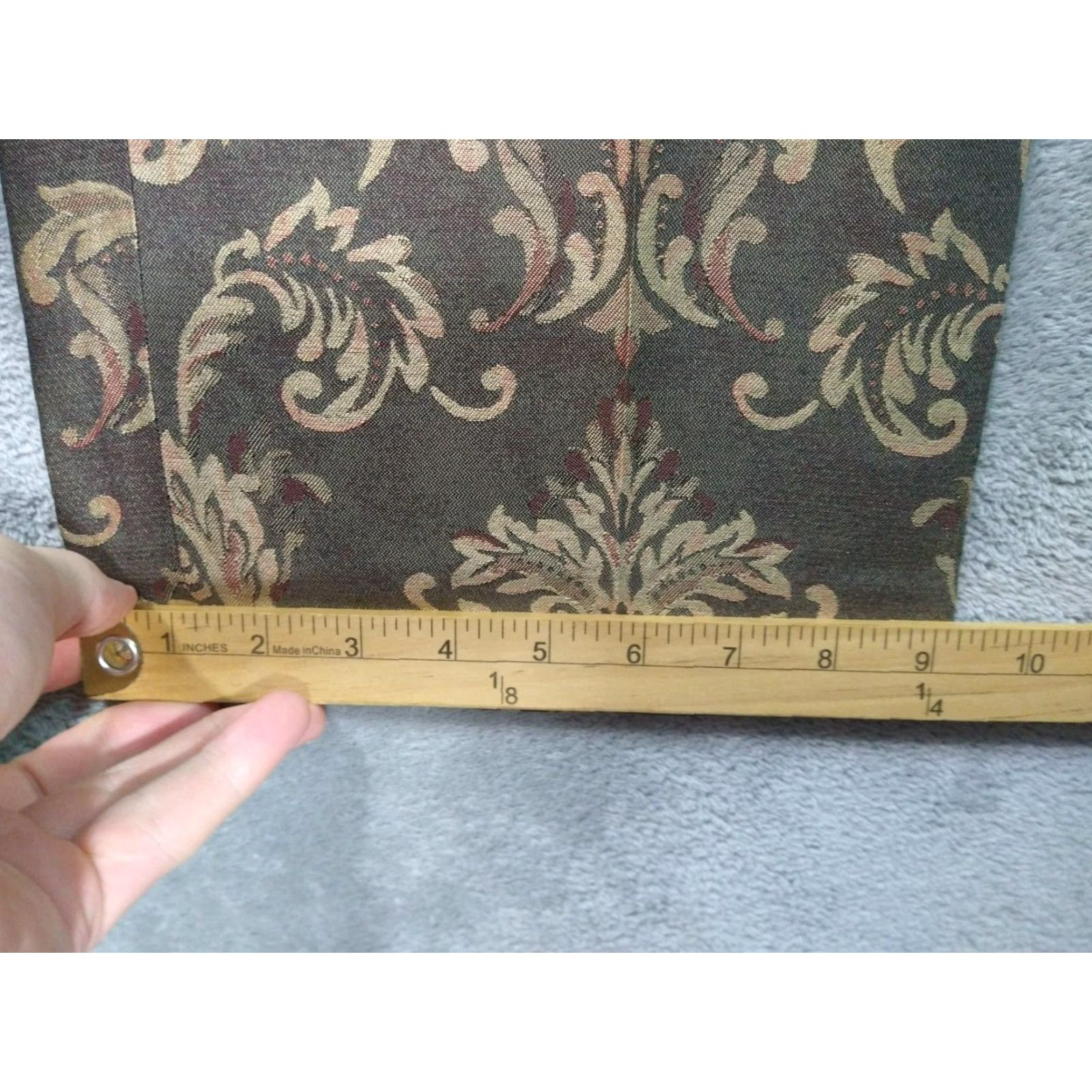 Talbots Talbots Pants Womens 14 Petite Brown Damask Silk Wool Jacquard Brocade Trouser Size 32" / US 10 / IT 46 - 6 Thumbnail