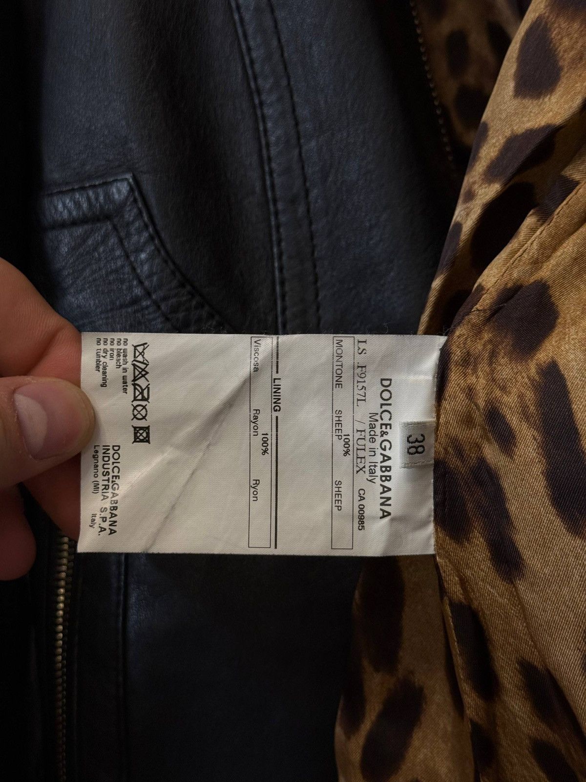 Dolce & Gabbana Dolce Gabbana leopard lether jacket Size XS / US 0-2 / IT 36-38 - 10 Thumbnail