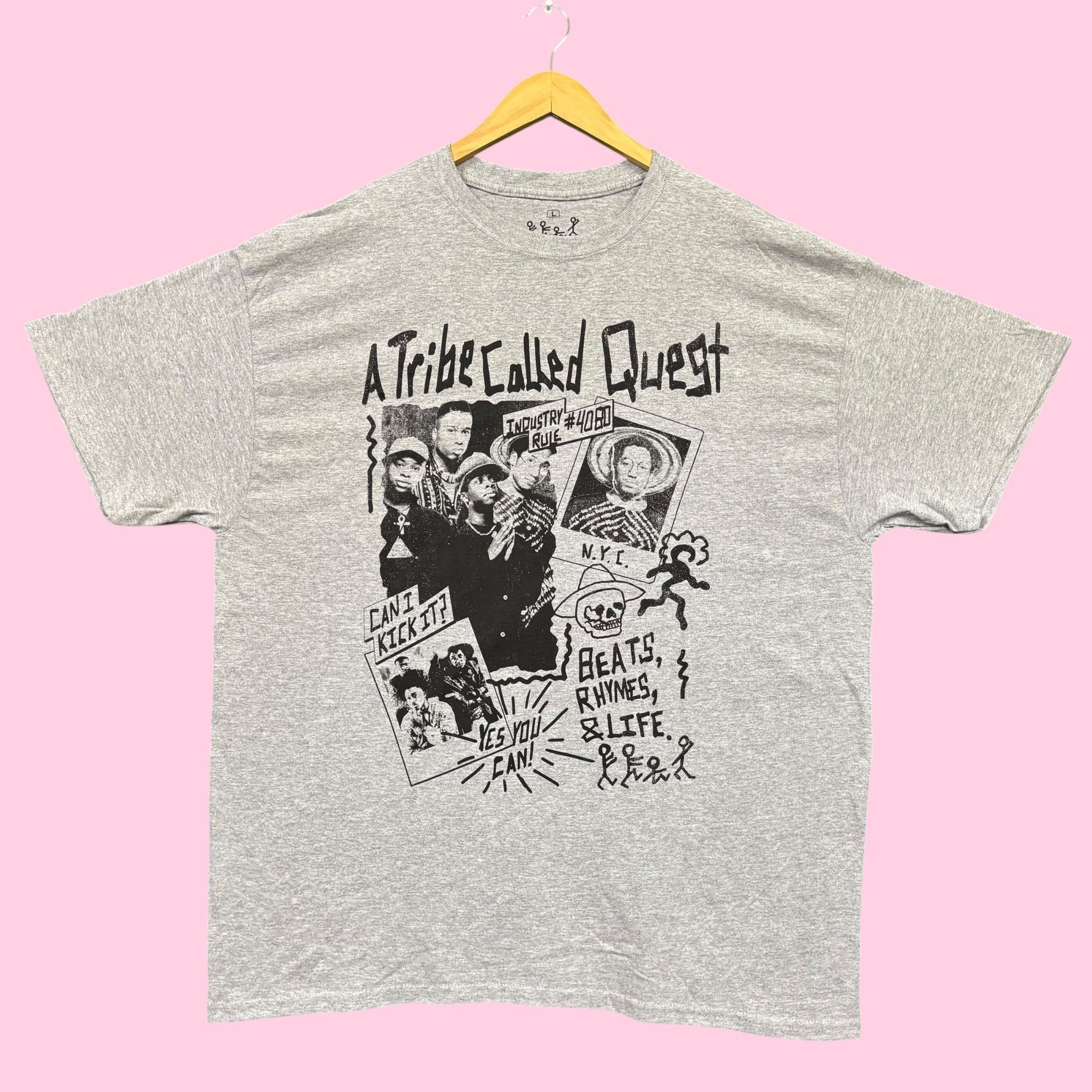A Tribe Called Quest Rap Tシャツ Raptee 90' A Tribe Called Quest Rap T-shirt from Raptee, 90's style.