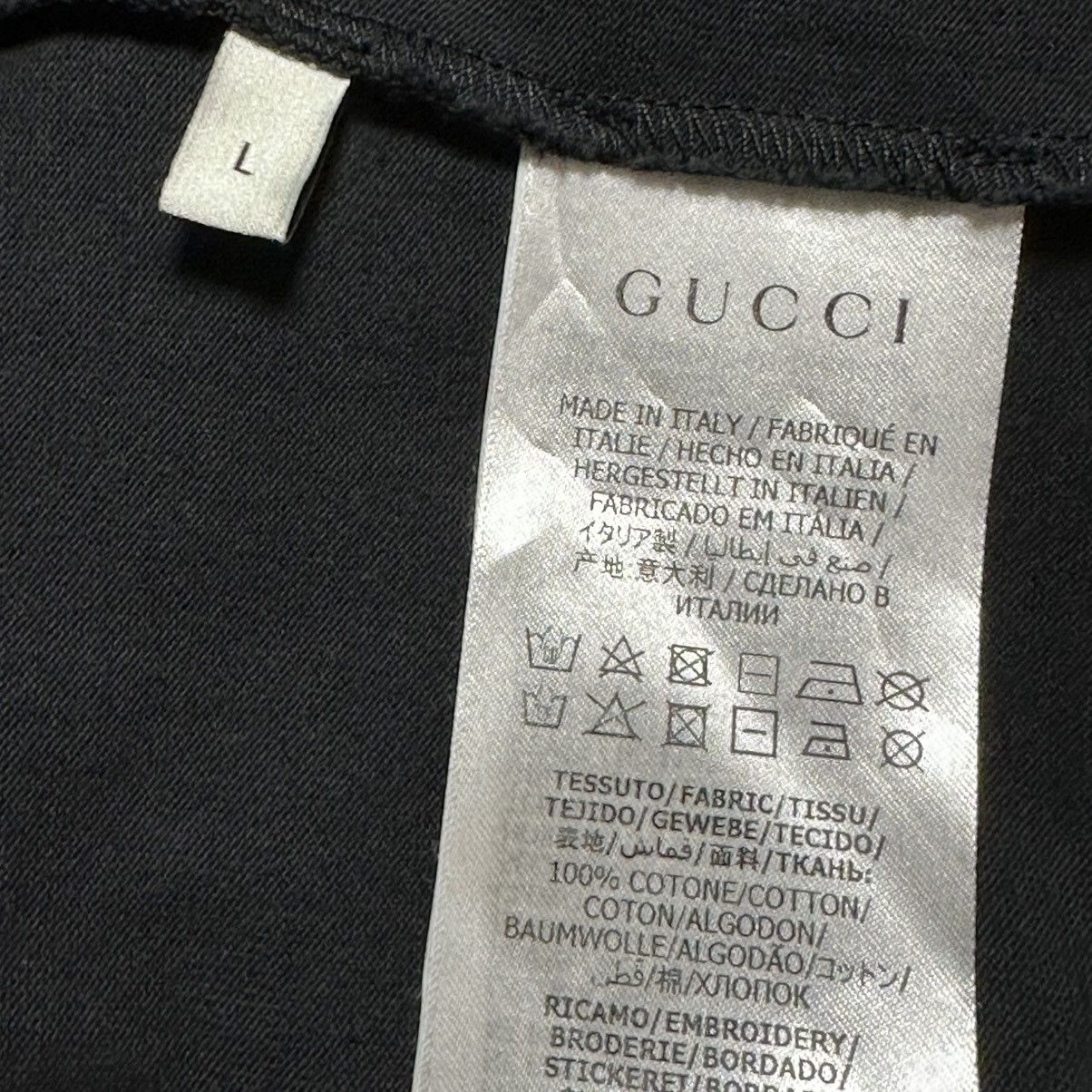 Gucci GUCCI band black tee size L Size US L / EU 52-54 / 3 - 7 Thumbnail