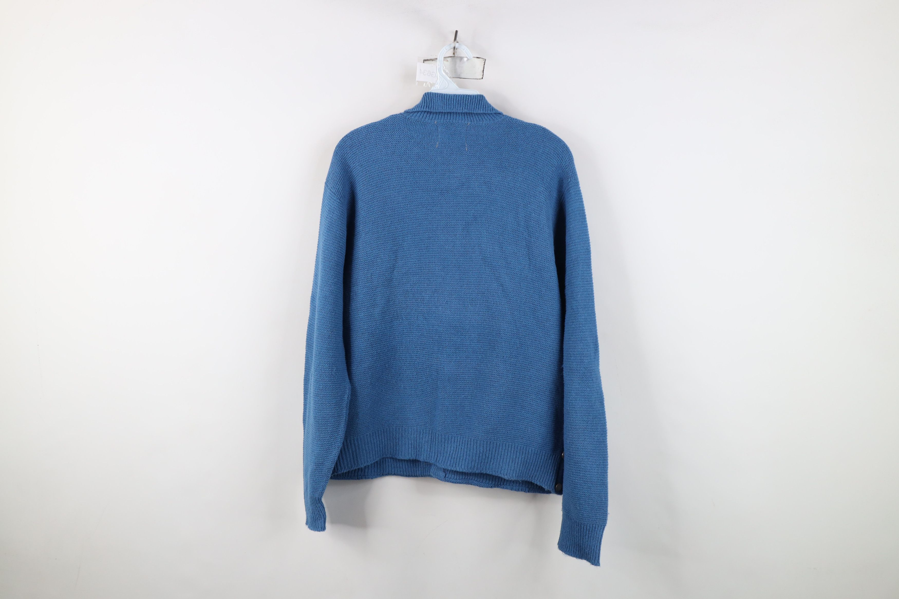 Vintage Vintage 50s 60s Streetwear Collared Cardigan Sweater USA Size US XL / EU 56 / 4 - 10 Thumbnail