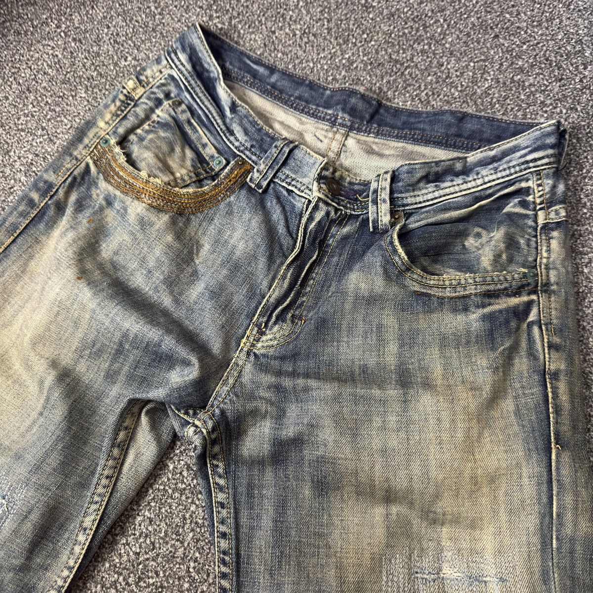Japanese Brand 🔥🇯🇵 Japanese Distressed Takeo Kikuchi Denim Size US 31 - 4 Thumbnail