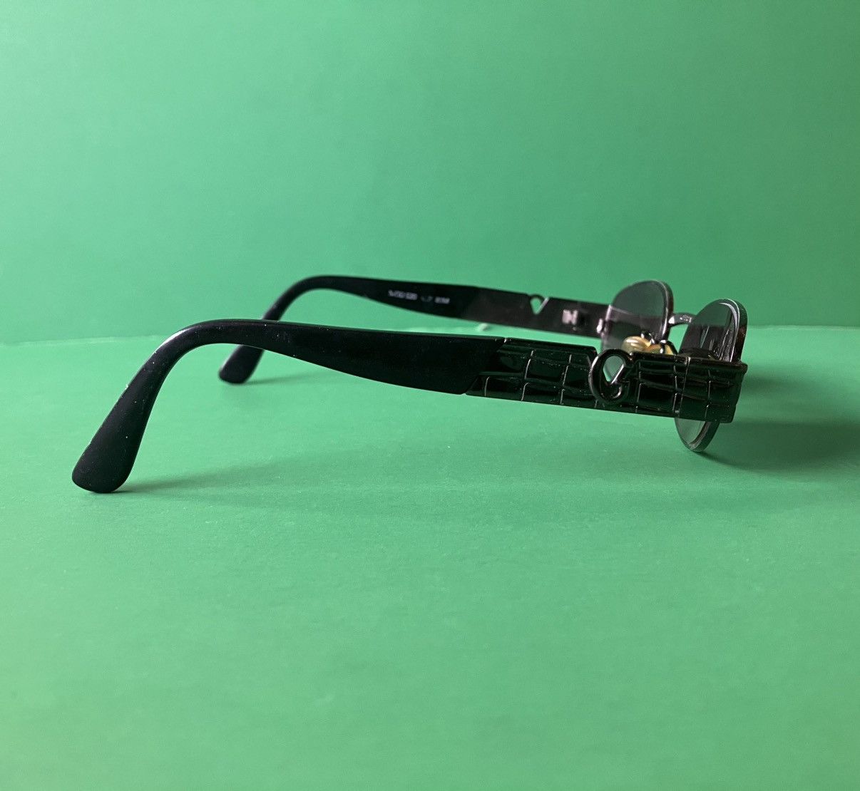 Versace Vintage 90s Gianni Versace MOD S20 COL 89M Black Sunglasses Size ONE SIZE - 4 Thumbnail