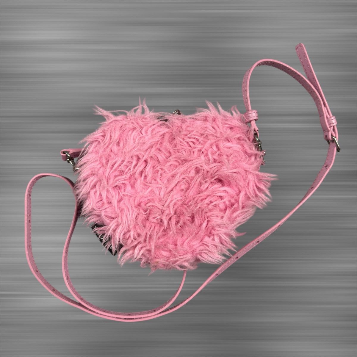 Balenciaga Extreme Rare Balenciaga Faux Heart Mini Pink Crossbody Bag Size ONE SIZE - 3 Thumbnail