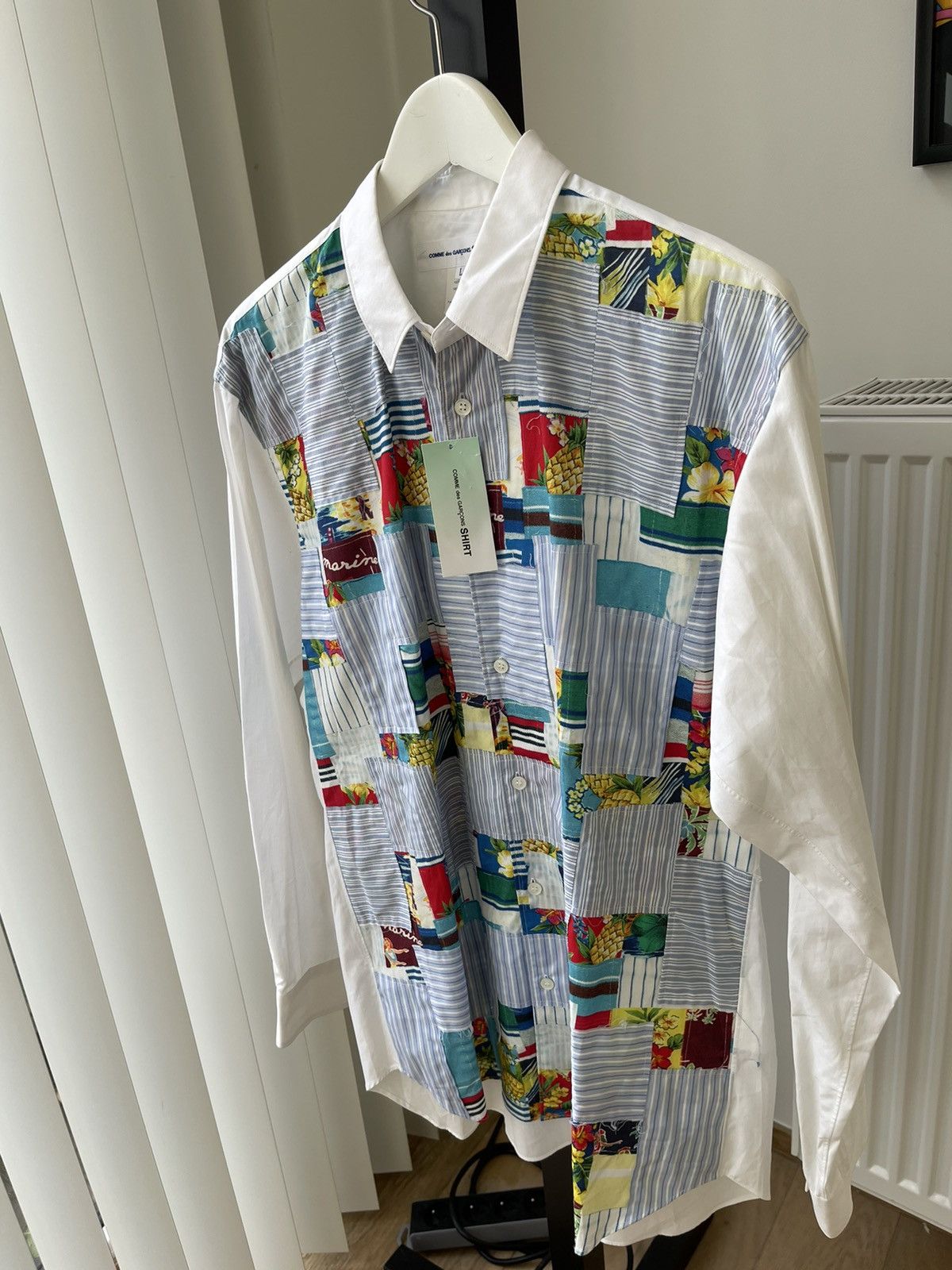 Comme des Garcons Comme Des Garcons Shirt SS13 Hawaiian Patchwork Shirt Size US L / EU 52-54 / 3 - 15 Thumbnail
