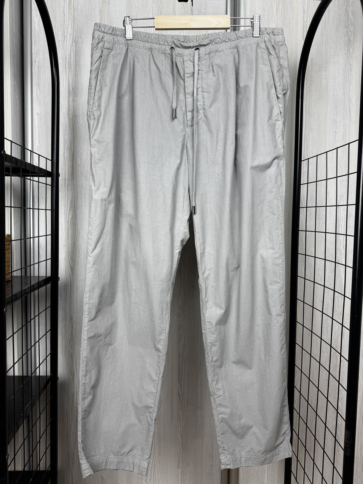 Dolce & Gabbana Dolce & Gabbana Grey Lightweight Drawstring Chino pants Size US 36 / EU 52 - 2 Thumbnail