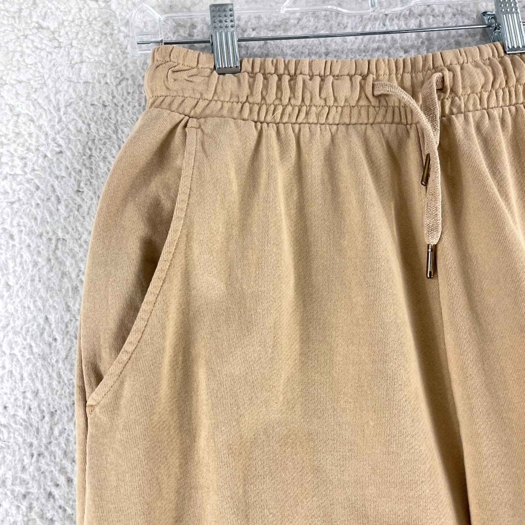 Vintage WeWoreWhat Jogger Sweat Pants Womens Medium Beige Pull On High-Rise Size 32" / US 10 / IT 46 - 4 Thumbnail