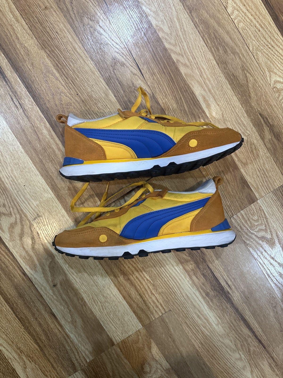 Puma Puma Rider FV Essential Yellow and Blue Size US 8.5 / EU 41-42 - 5 Thumbnail