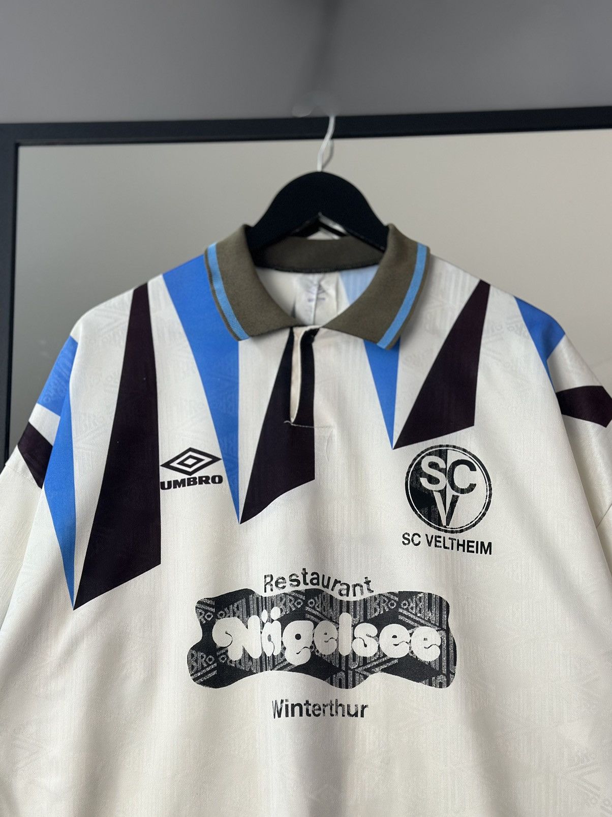 Umbro Vintage Umbro SC Veltheim Jersey soccer t-shirt England Size US XL / EU 56 / 4 - 6 Thumbnail