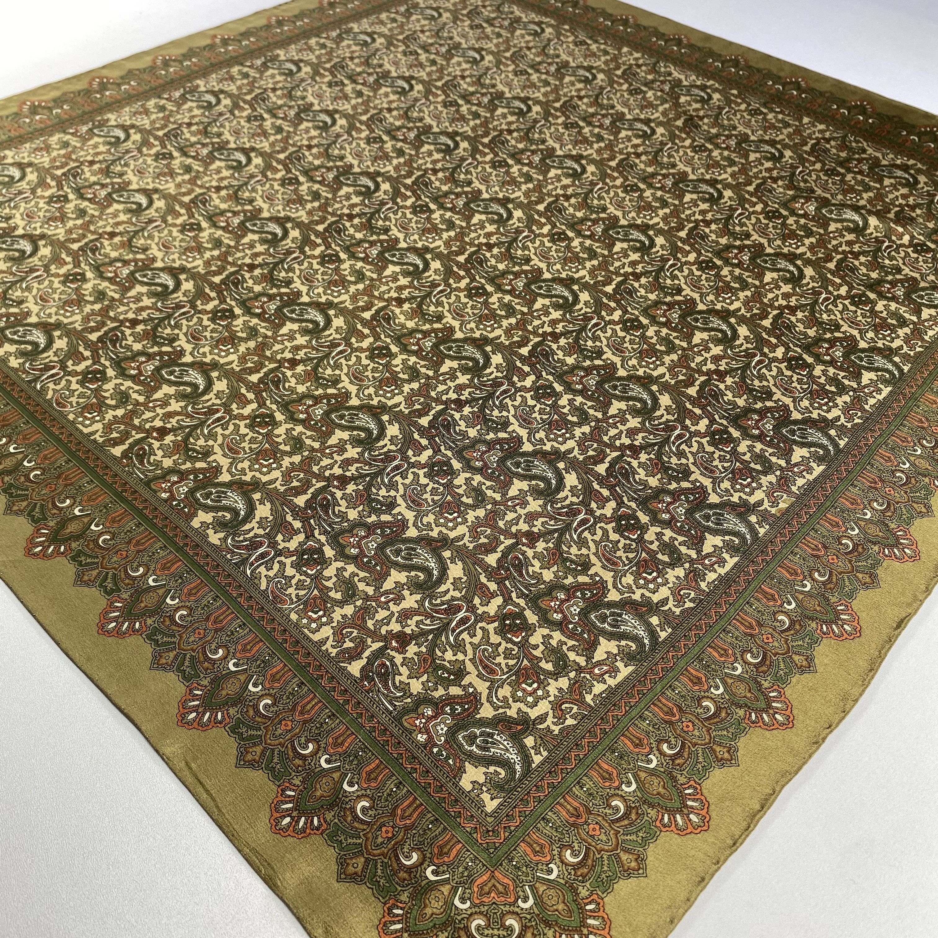 Japanese Brand × Vintage Vintage Japanese Brand Paisley Printed Scarf SS075 Size ONE SIZE - 3 Thumbnail
