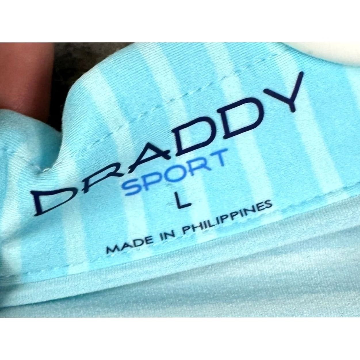 Vintage B. Draddy Sport Polo Shirt Men L Blue Stripe Shirt Golf Performance Stretch Size US L / EU 52-54 / 3 - 4 Thumbnail
