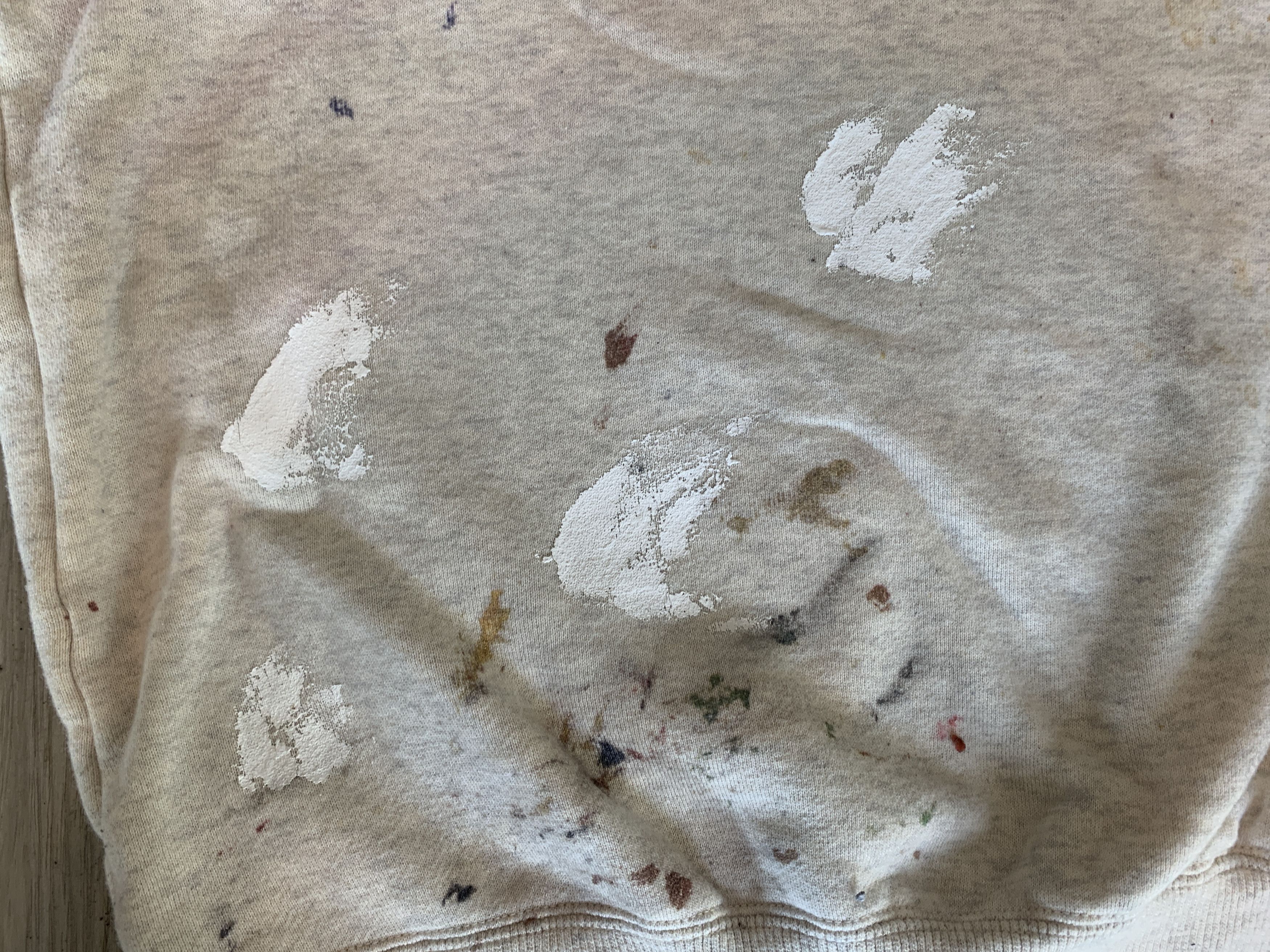 Vuja De Vuja De 004 Artisan Mud Dye Crewneck Paint Splatter Sweater Size US M / EU 48-50 / 2 - 3 Thumbnail