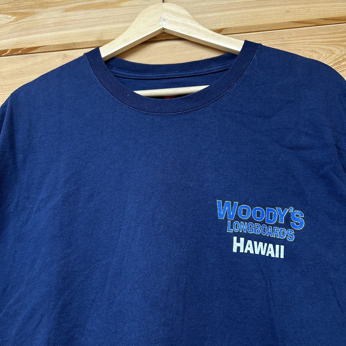 Vintage Vintage Y2K Woodys Longboards Surf Style Hawaii T Shirt Size US XL / EU 56 / 4 - 4 Thumbnail