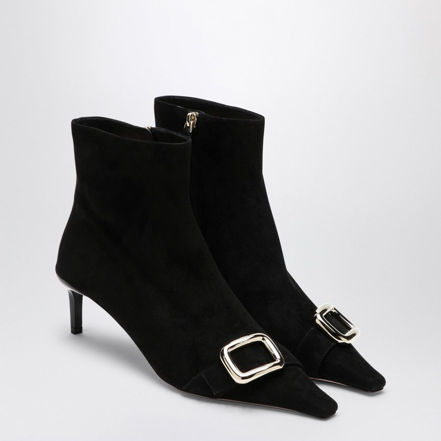 Roger Vivier o1d2blof0924 Ankle Boots in Black Size US 10 / IT 40 - 2 Thumbnail