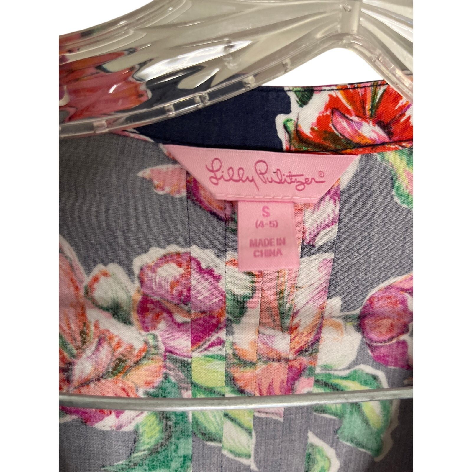 Lilly Pulitzer Lilly Pulitzer Sarasota Pintucked Tunic Dress Shift Small Size S / US 4 / IT 40 - 3 Thumbnail