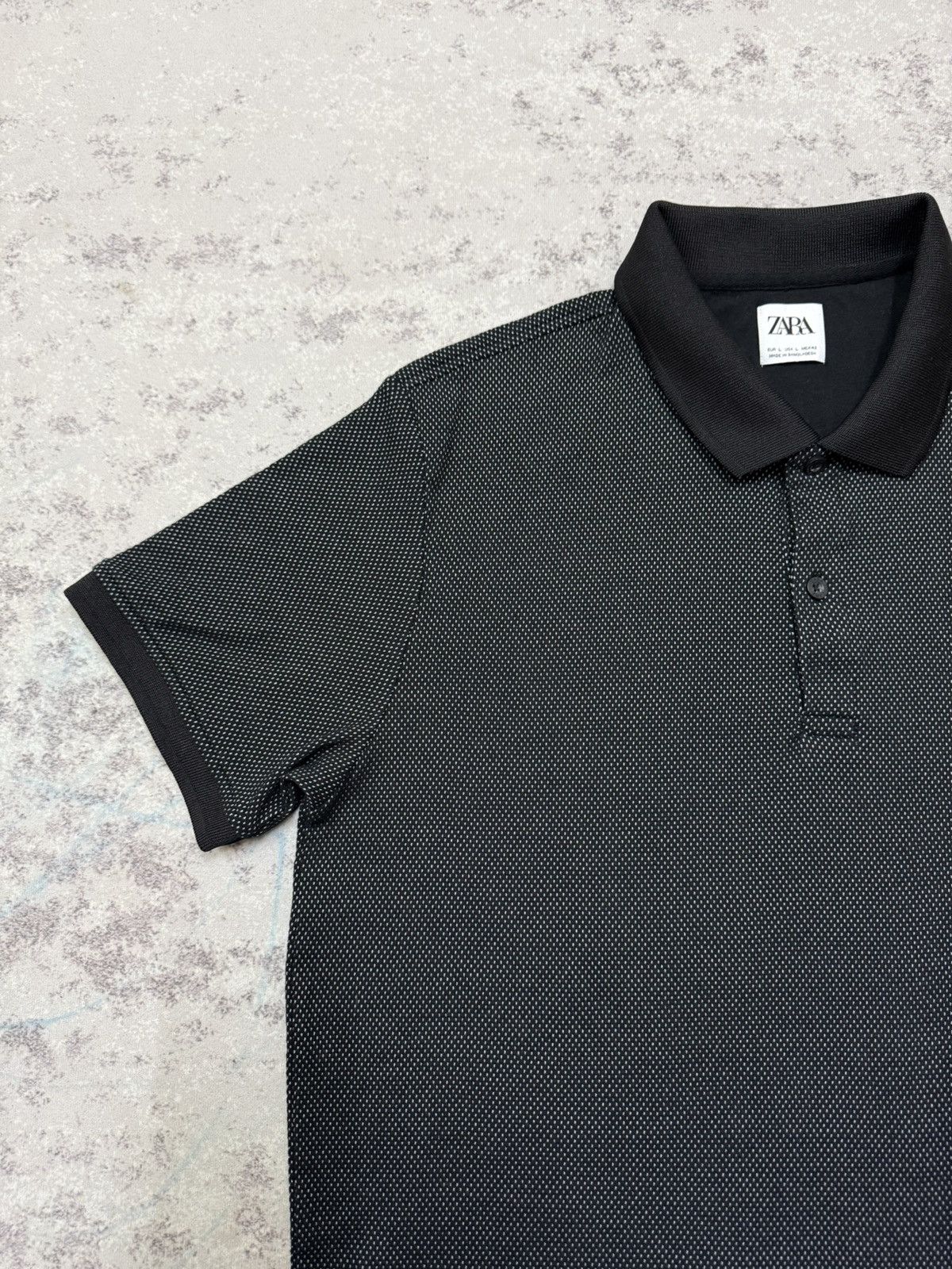 Zara Zara Black Colar Shirt Size US M / EU 48-50 / 2 - 4 Thumbnail