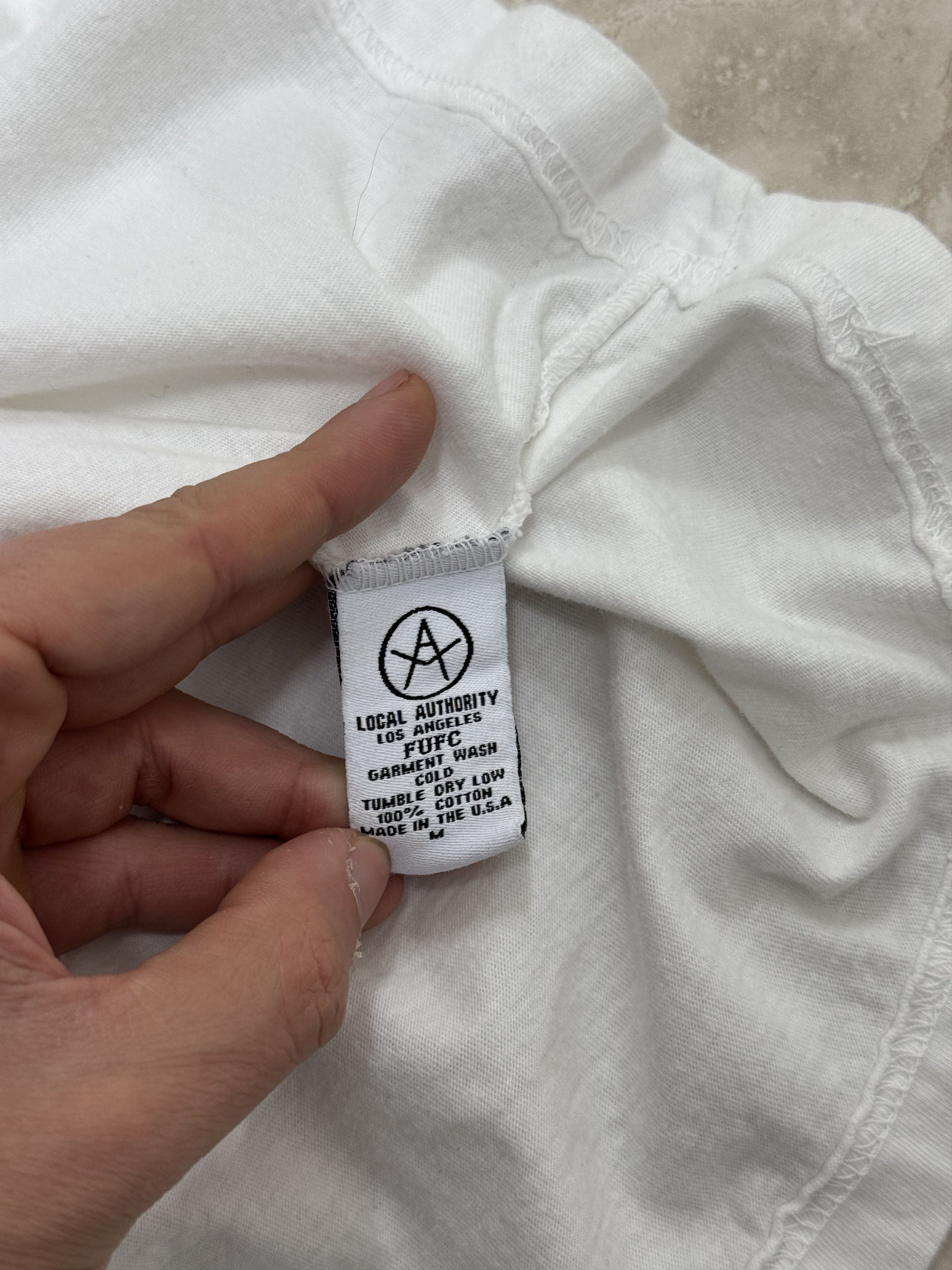 Local Authority Local Authority White Alcoholica Graphic Logo T-Shirt Size US M / EU 48-50 / 2 - 5 Thumbnail