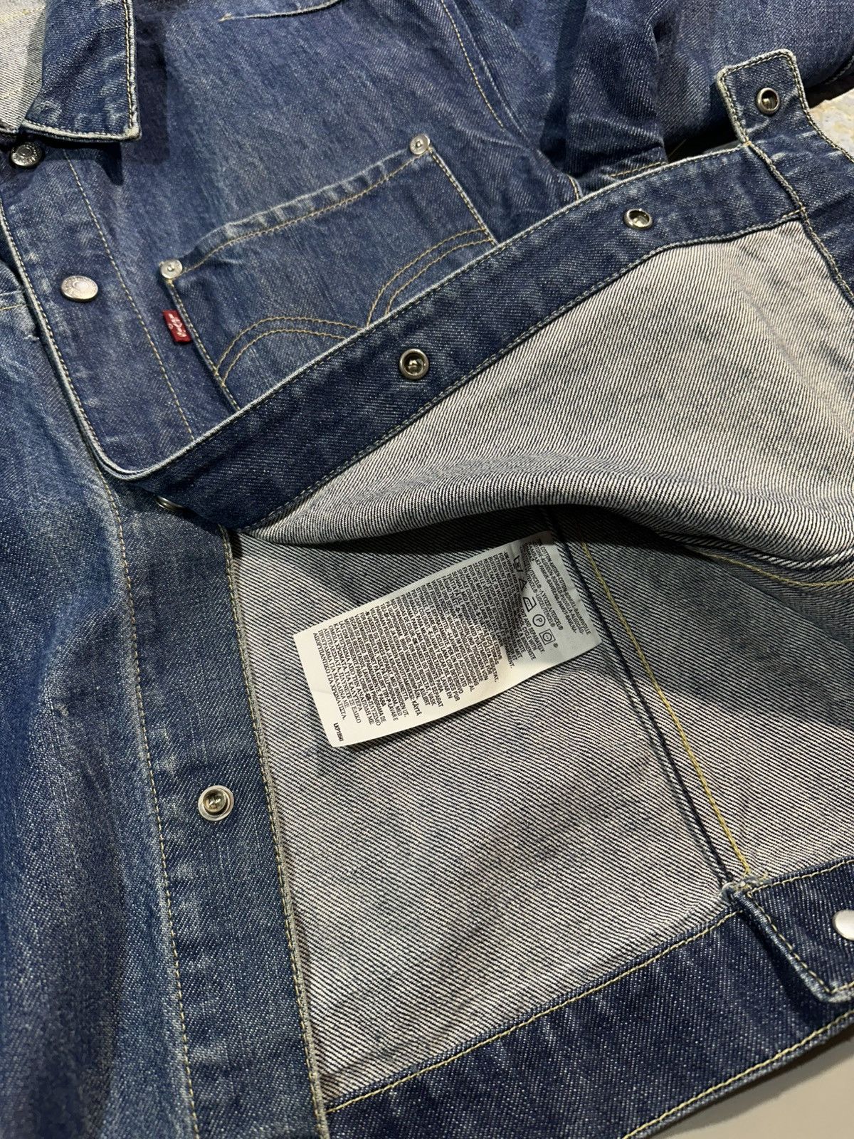 Levi's Vintage Clothing Levis Denim Jacket Trucker Tupe lll Blue Wash Overshirt Size US M / EU 48-50 / 2 - 12 Thumbnail