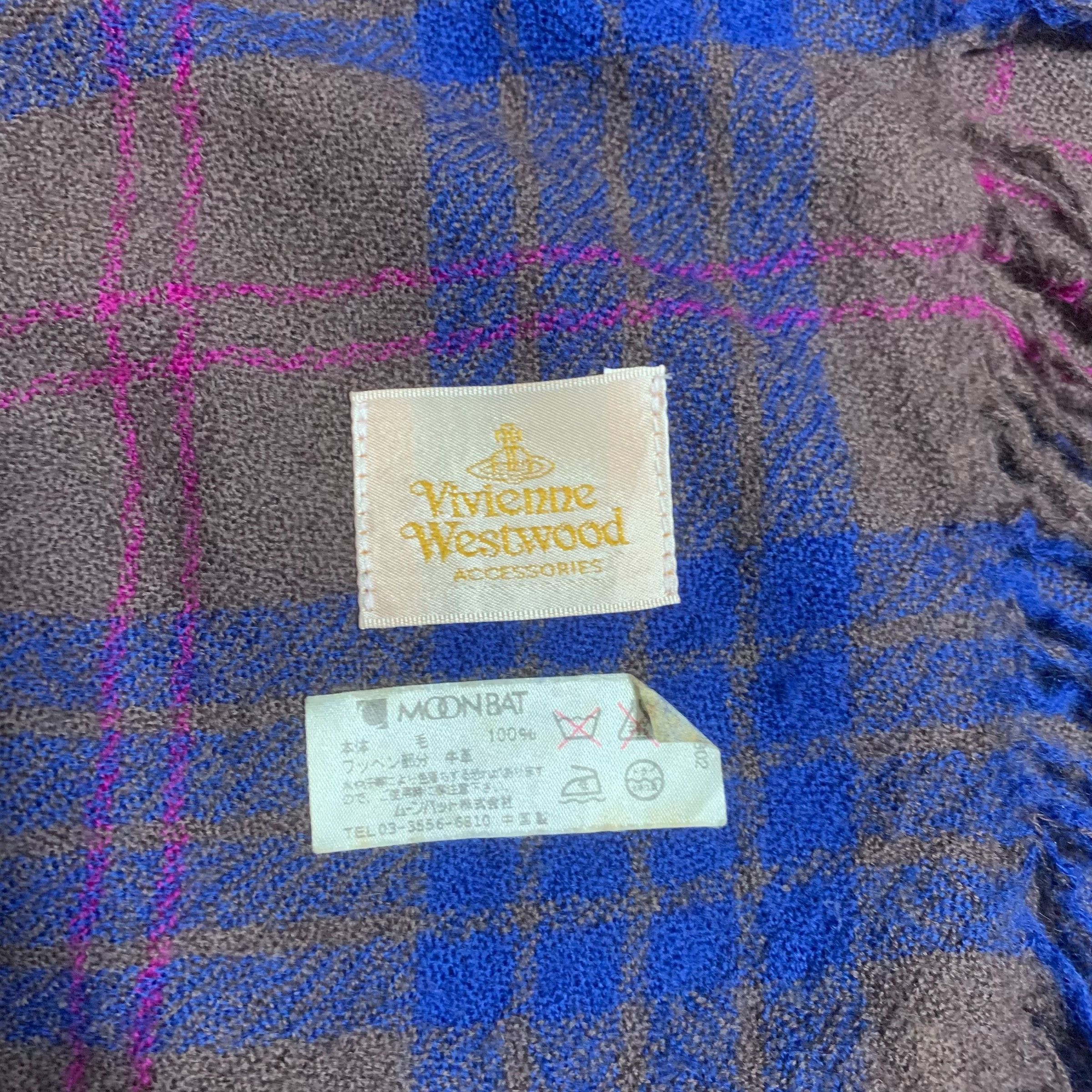 Vivienne Westwood Vintage Vivienne Westwood Tartan Wool Scarf Size ONE SIZE - 5 Thumbnail
