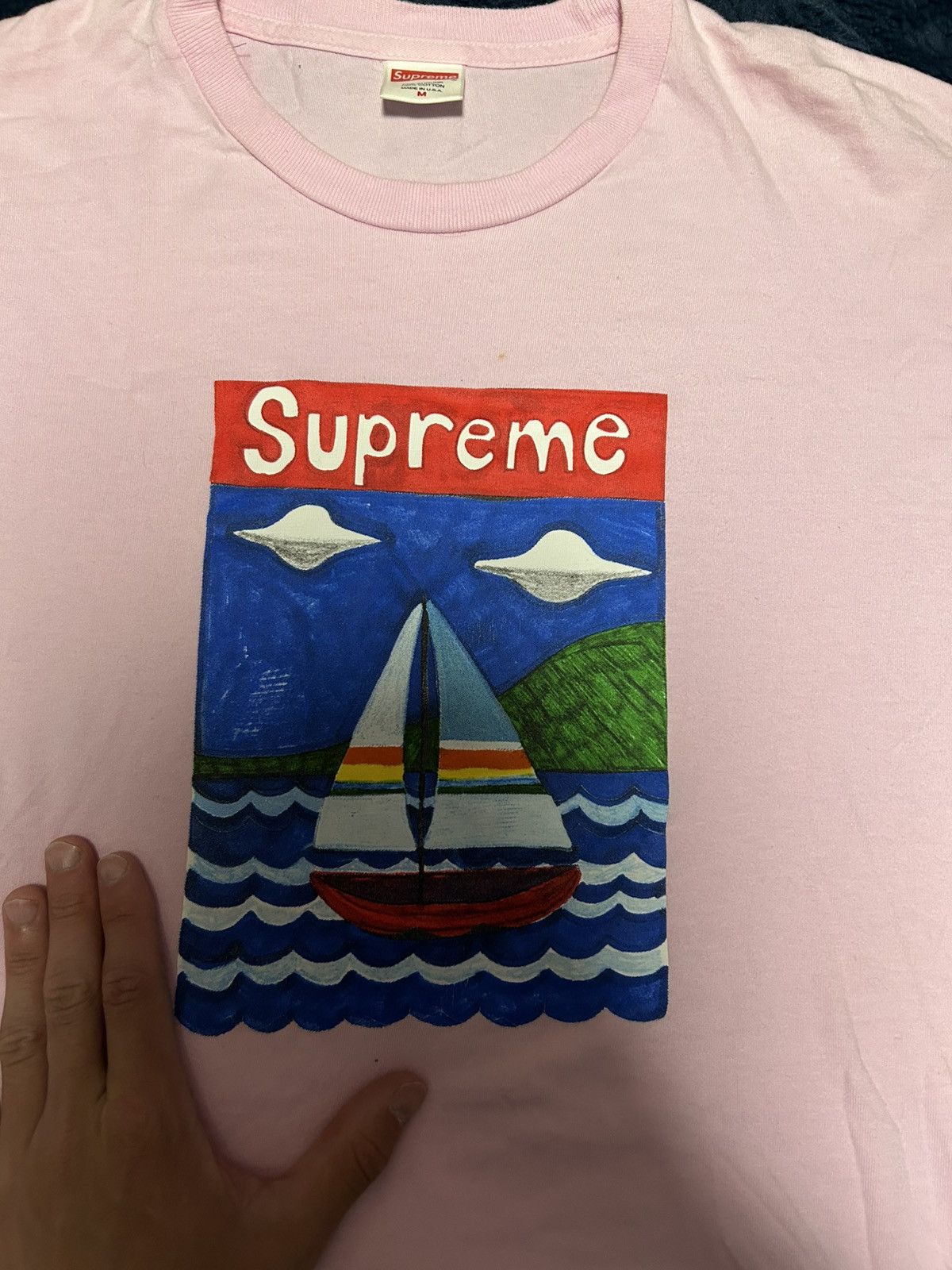Supreme Supreme sailboat tee Size US M / EU 48-50 / 2 - 2 Thumbnail