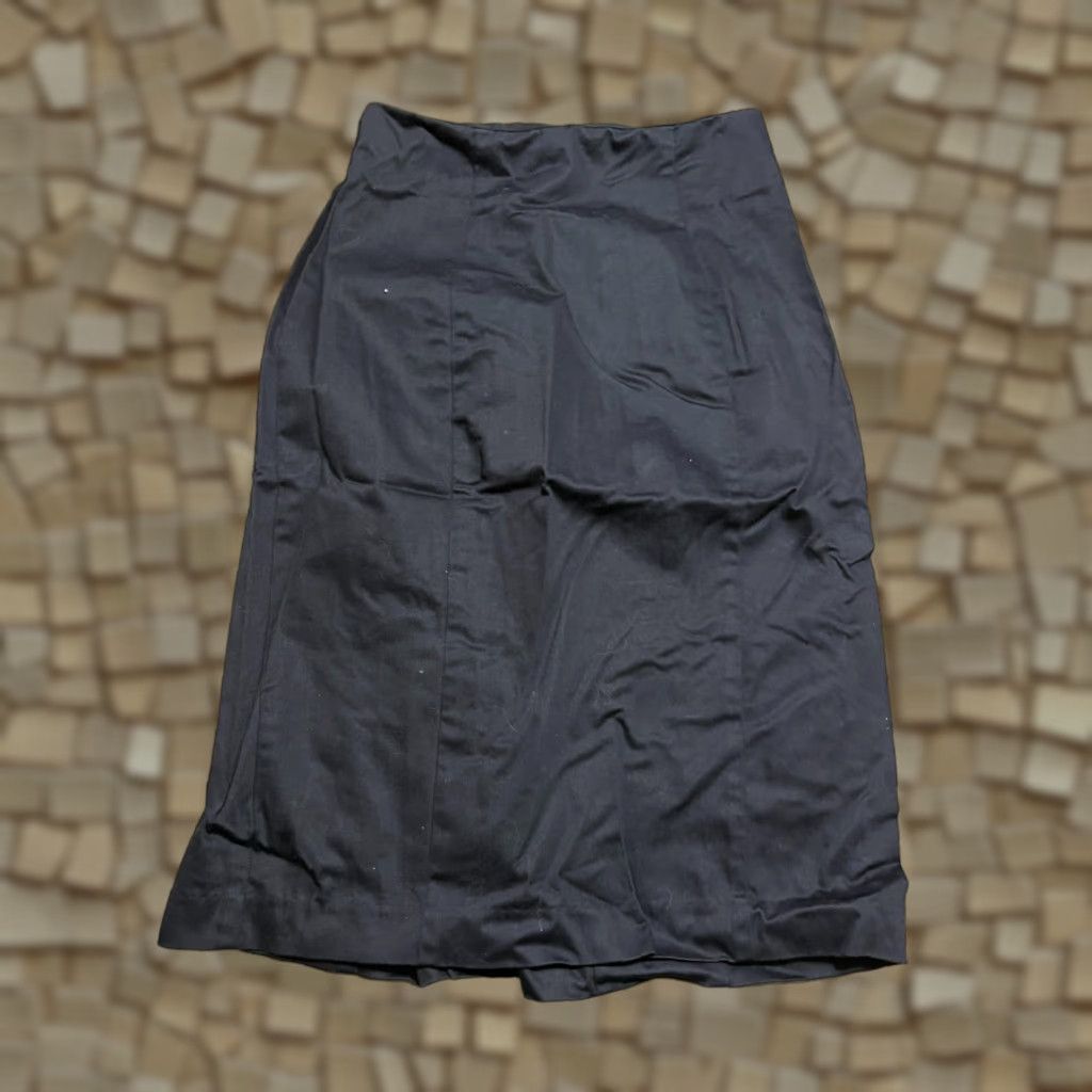 Worthington Worthington Skirt, Women's Size 4 Petite, Black, Zip on Back, Short, Pencil, Solid, Casual, 4P, Petites, Women, Skirt, Fall Spring Summer, Womens, - Size 27" / US 4 / IT 40 - 1 Thumbnail