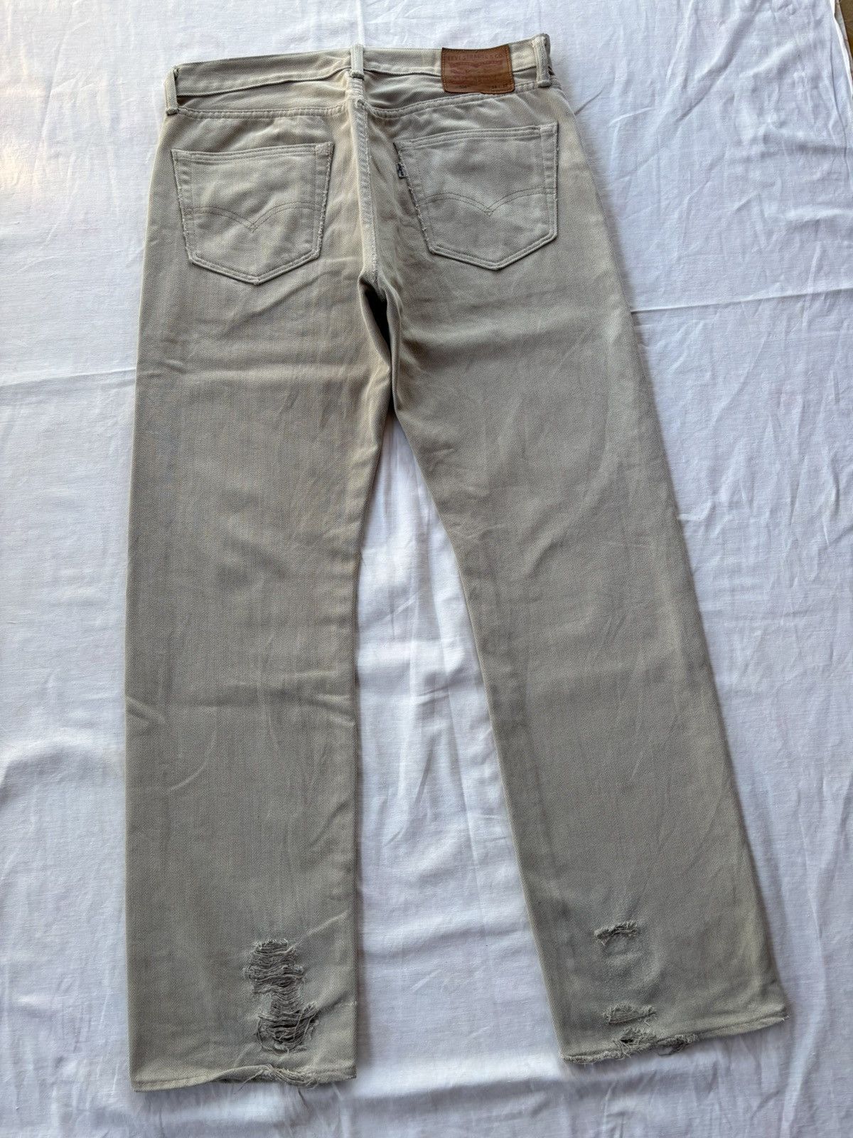 Kapital LEVIS 505 White Tab Loose Fit Distressed Denim Jeans Size US 33 - 7 Thumbnail