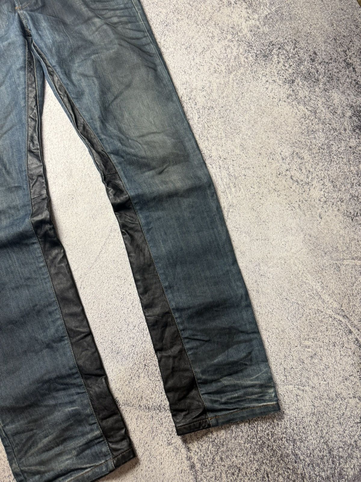 Les Hommes Les Hommes Avant Garde Jeans Y2K leather Size US 36 / EU 52 - 7 Thumbnail