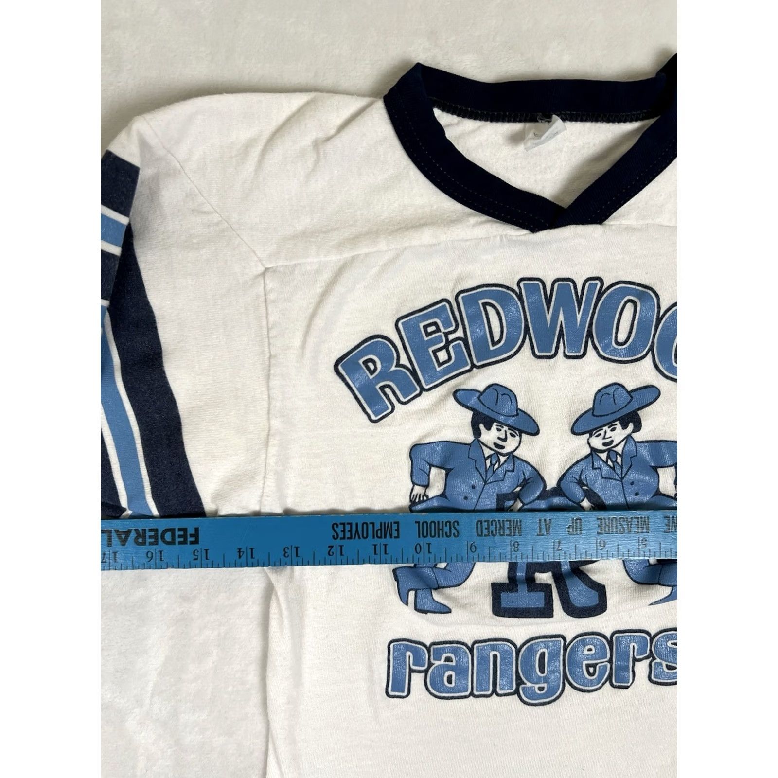 Vintage VINTAGE Bike Athletic T-Shirt Unisex Adults Short Sleeve V-Neck White XS/S Size Small Stitch USA 70s 80s Made in USA Size US S / EU 44-46 / 1 - 5 Thumbnail