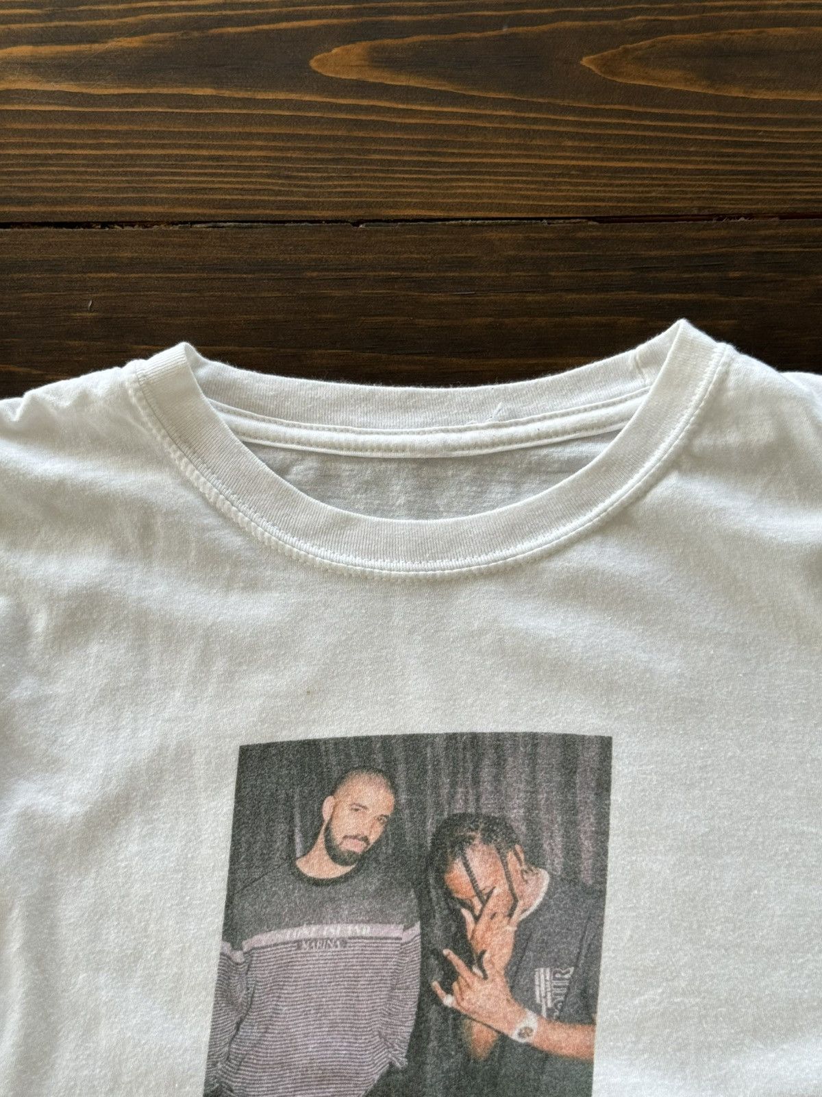 Other Travis Scott x Drake Vintage Pattern Rap T-Shirt Size US L / EU 52-54 / 3 - 7 Thumbnail